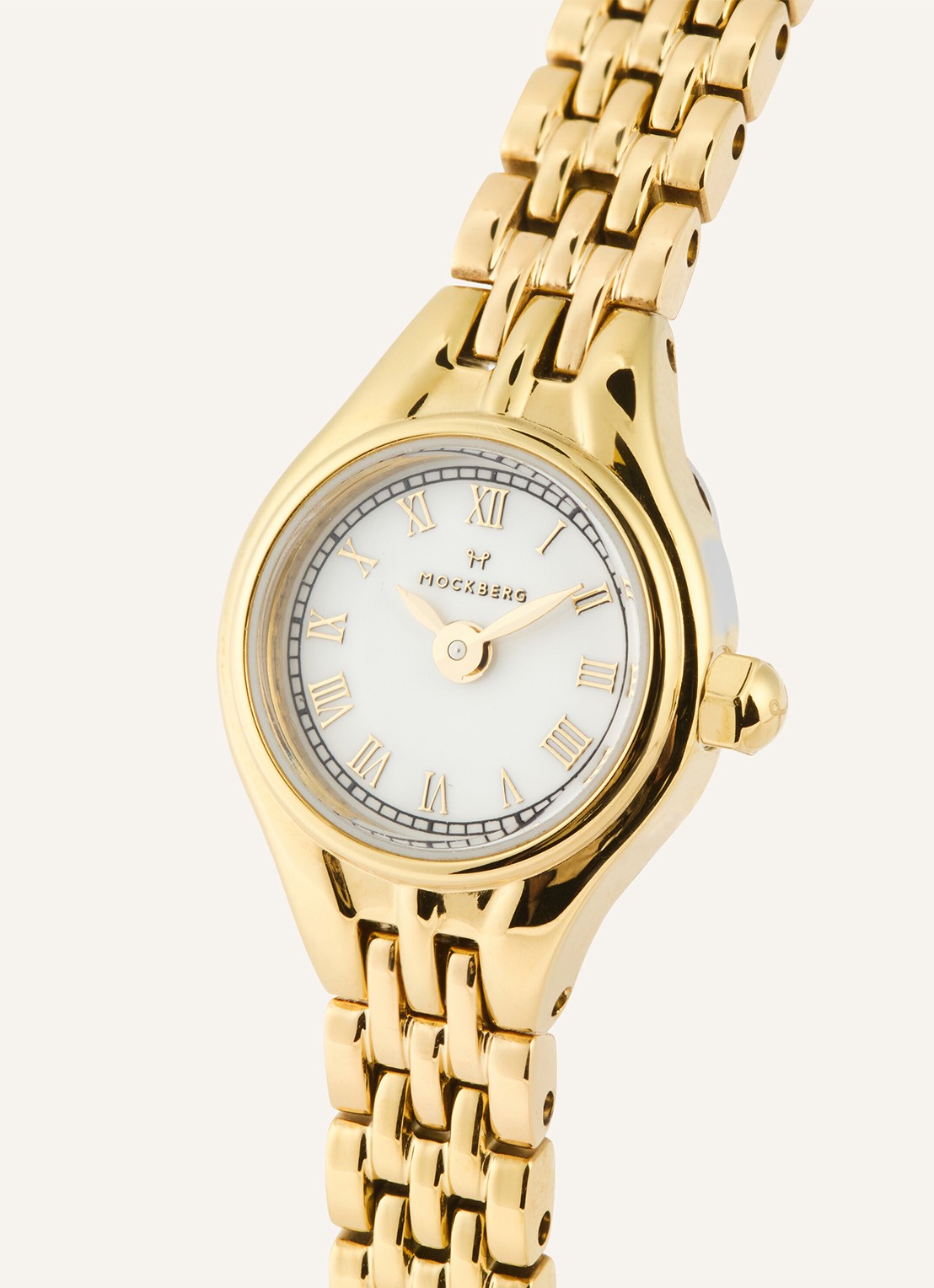 Mockberg Heritage Petite horloge MB1613 - detail goud