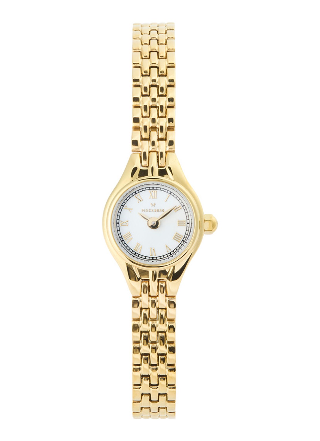 Mockberg Heritage Petite horloge MB1613 - voorkant 5 goud