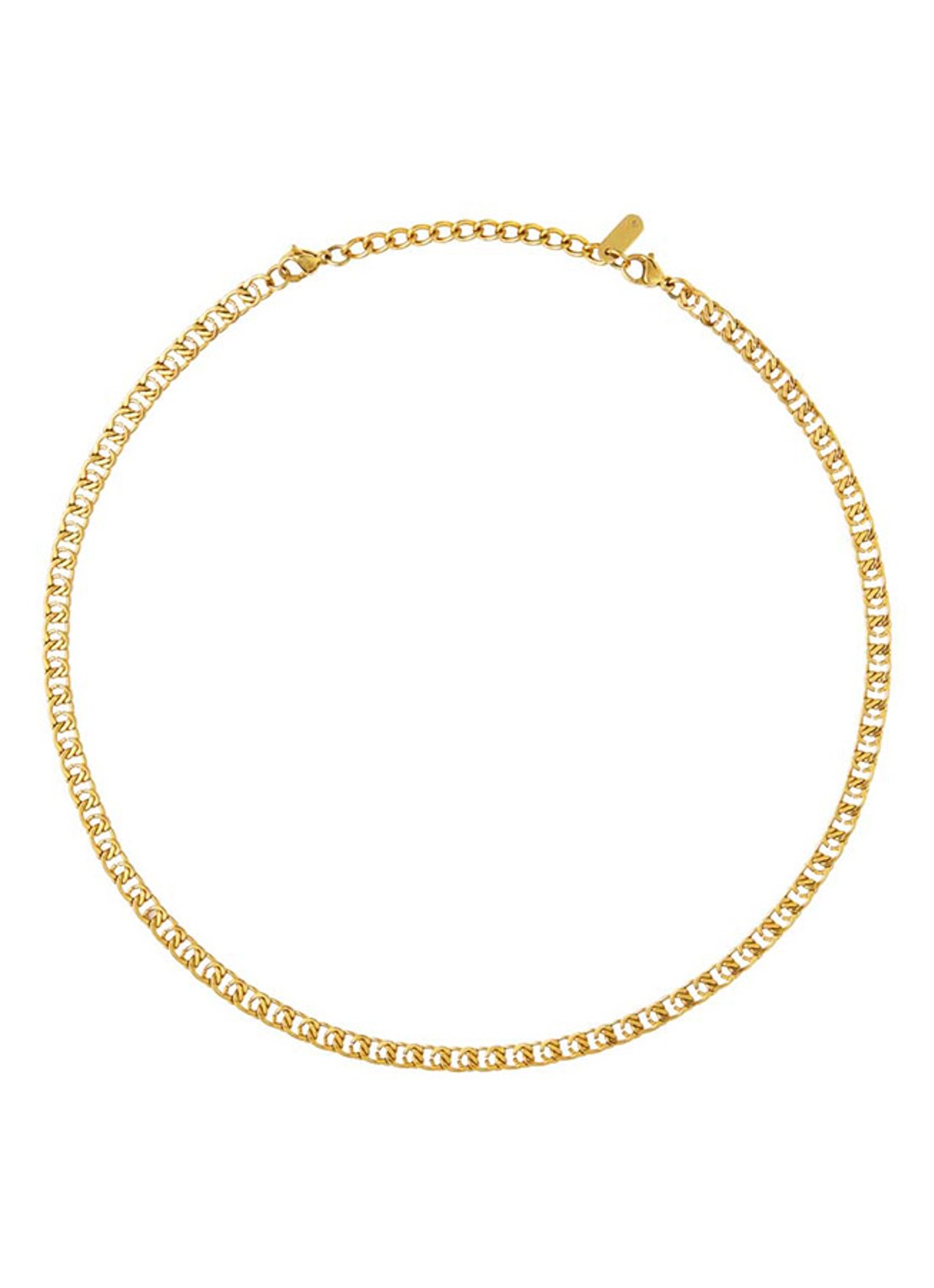 Mockberg Infinity ketting MB0179 - detail goud