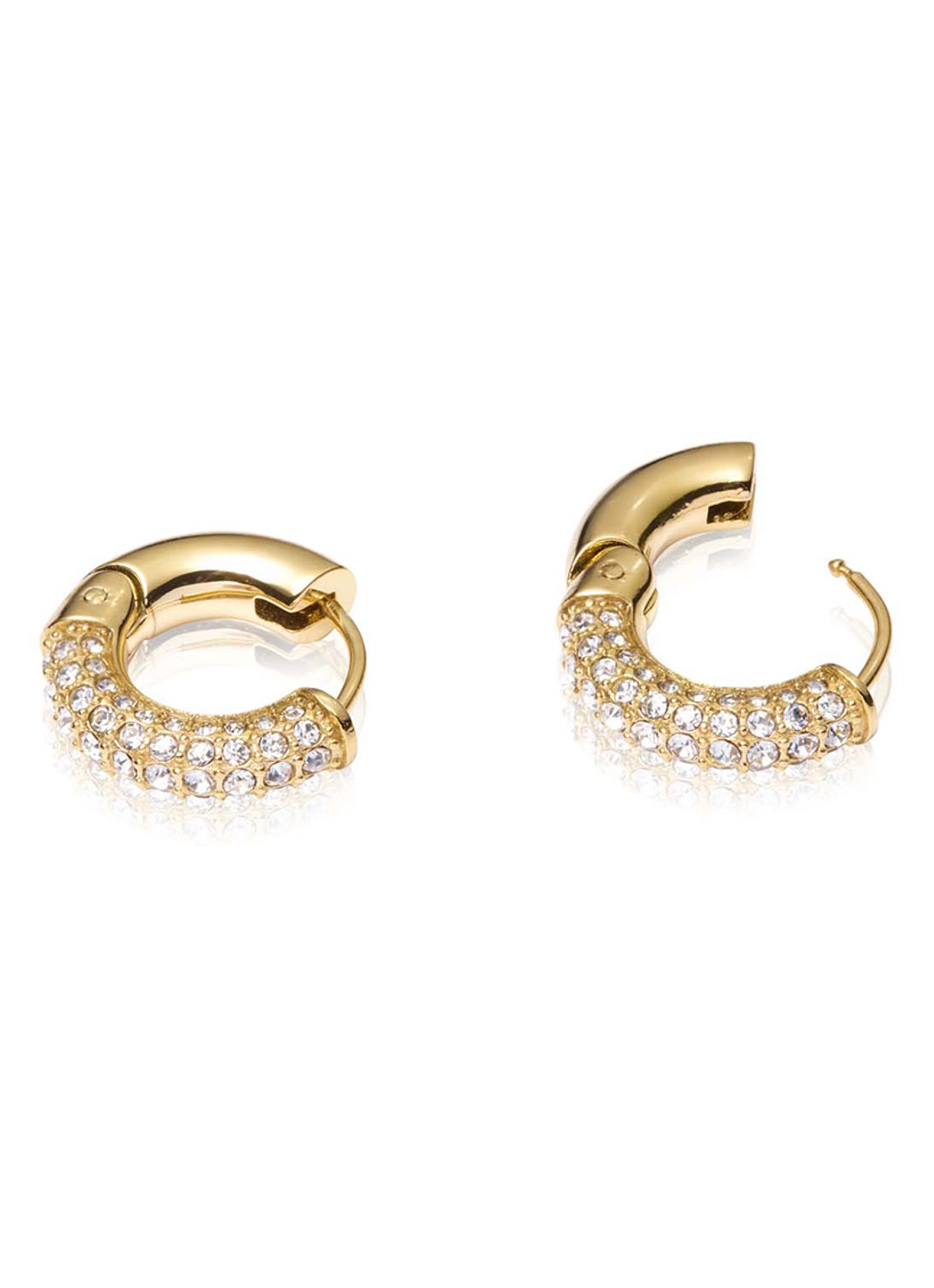 Mockberg Pavé Everyday Medium oorringen MB0192 - detail 3 goud