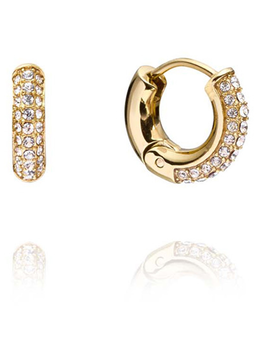 Mockberg Pavé Everyday Small oorringen MB0191 - detail 3 goud