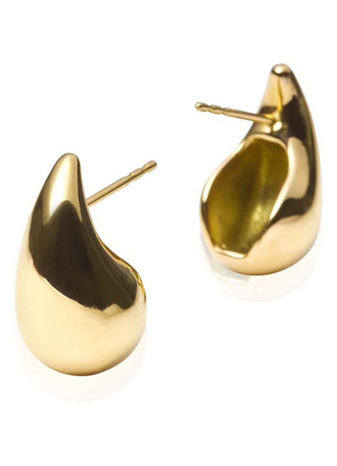 Mockberg Plain Daring Small oorstekers MB0189 - detail 3 goud