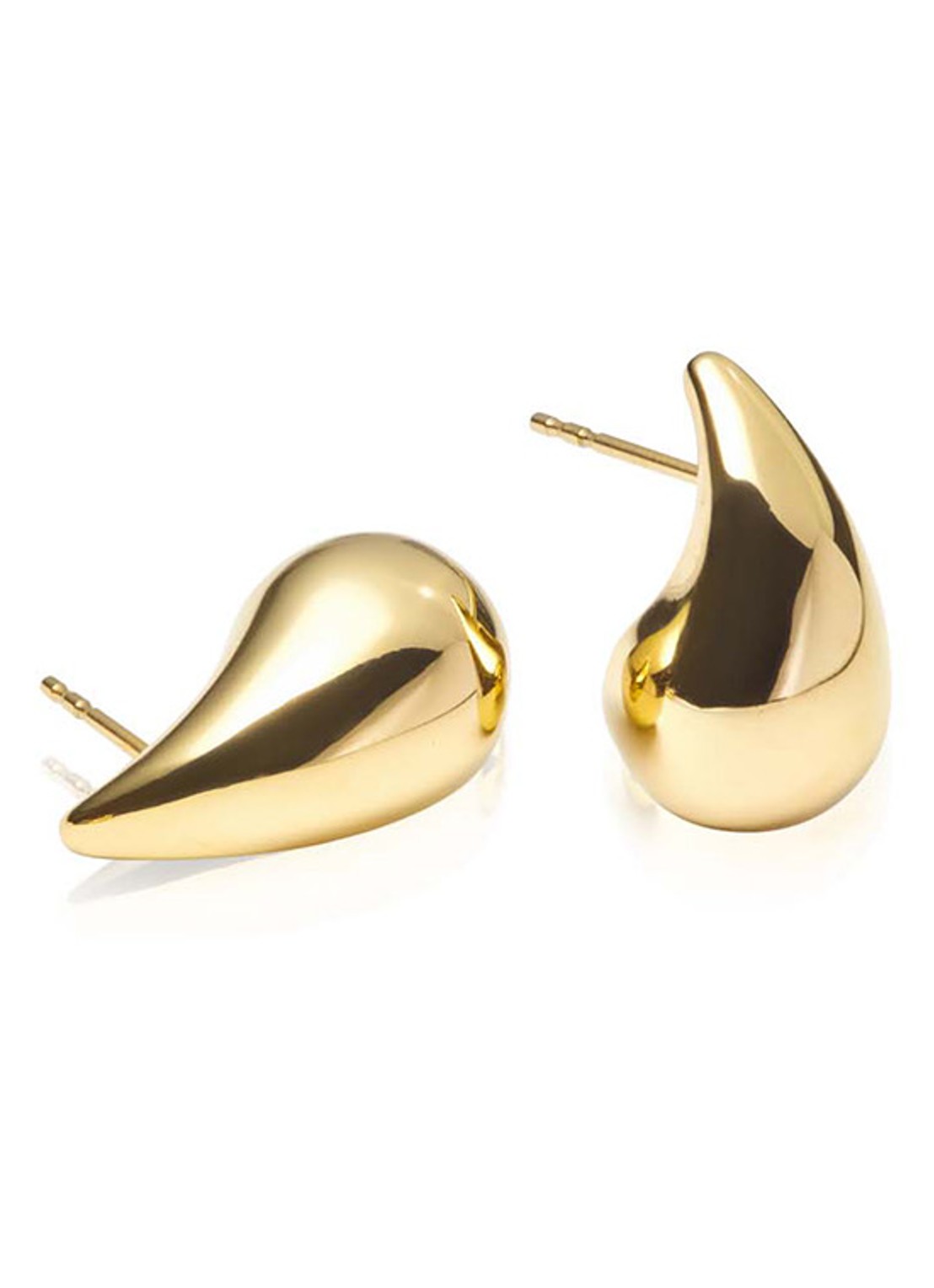 Mockberg Plain Daring Small oorstekers MB0189 - detail 4 goud