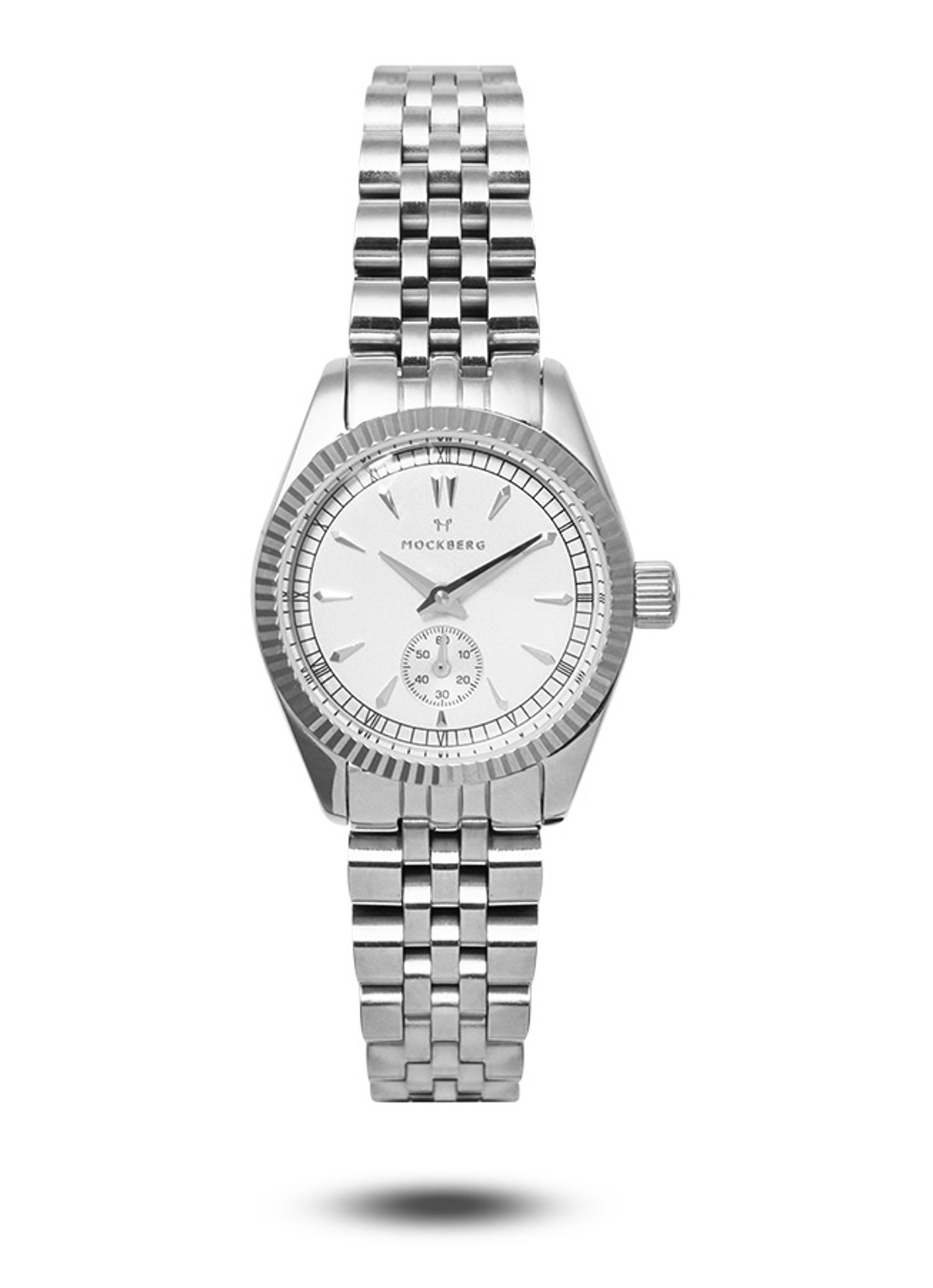 Mockberg Royal horloge 28 mm MO539 - voorkant zilver