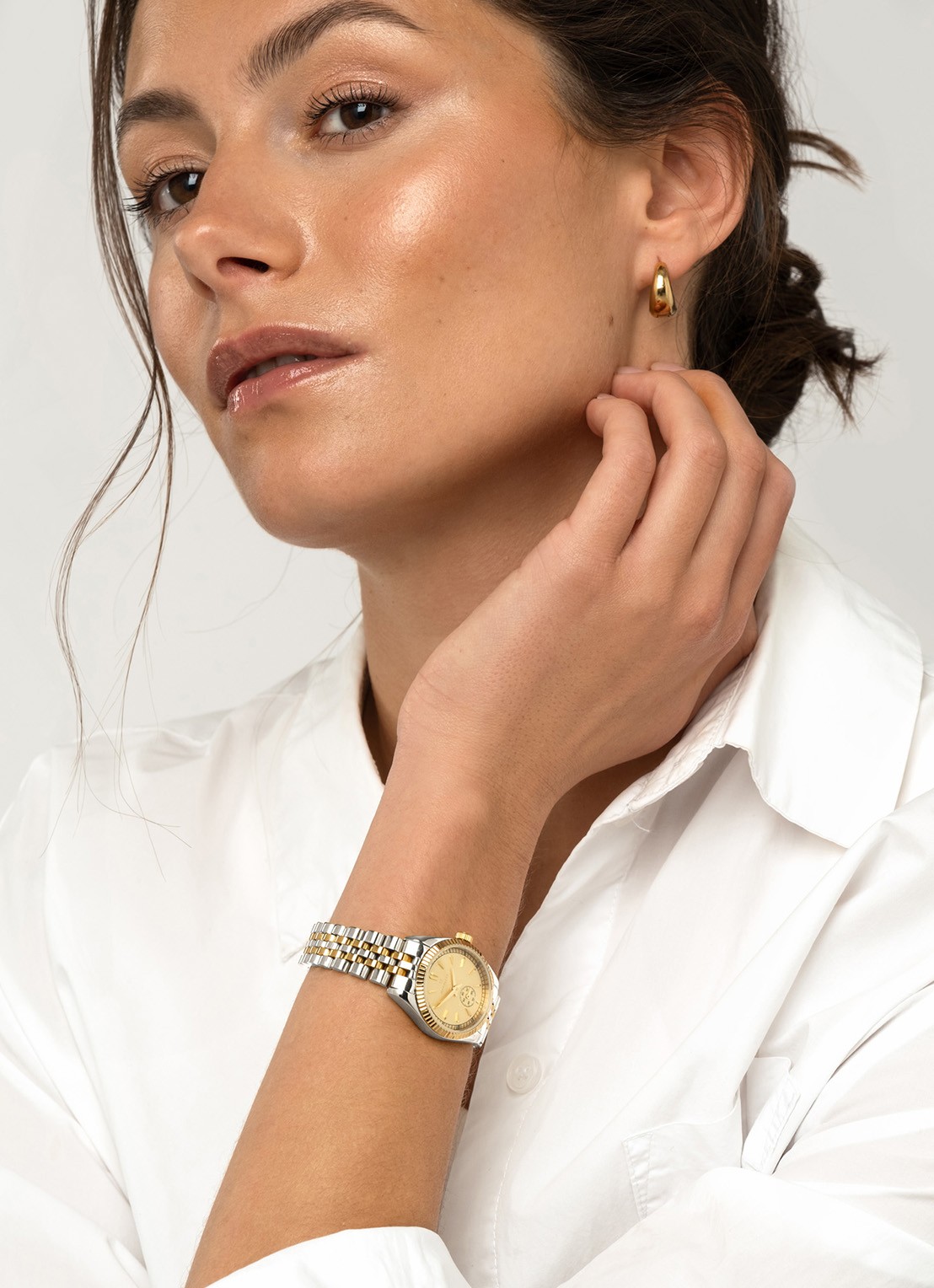 Mockberg Royal horloge 28 mm MO540 - voorkant 2 zilver