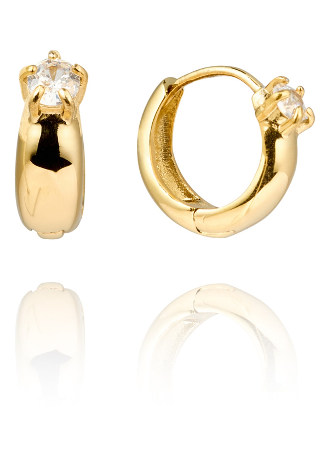 Mockberg Soleil oorringen MB1719 - voorkant goud