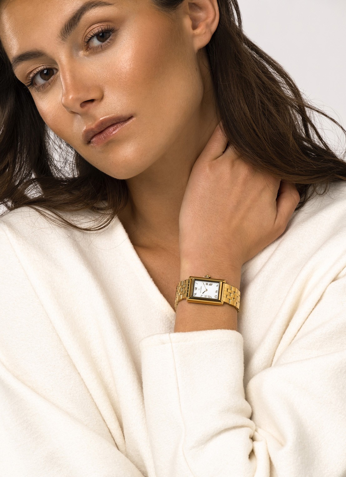 Mockberg Timeless Grand horloge MO311 - voorkant 2 goud