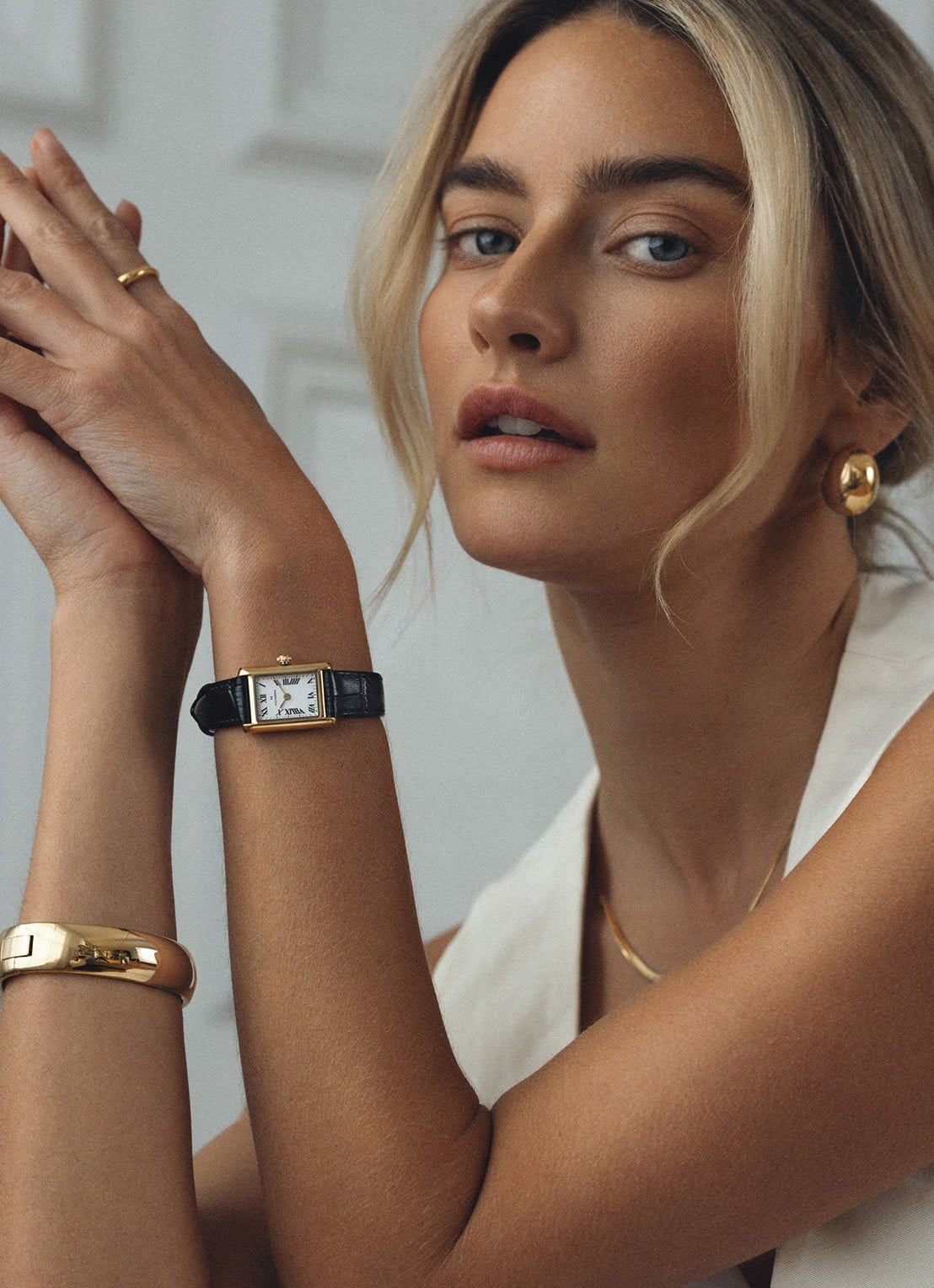 Mockberg Timeless horloge MB0245 - detail 6 goud