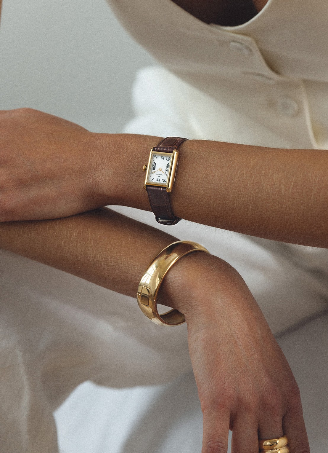 Mockberg Timeless horloge MB0247  - detail 4 goud