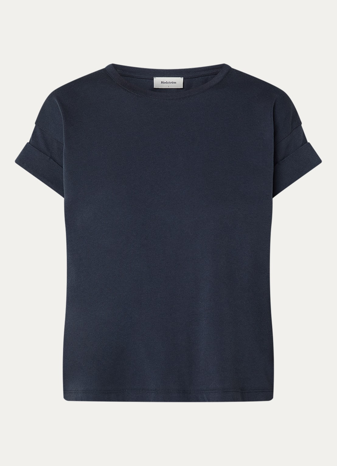 Modström Brazil T-shirt van  katoen - voorkant 2 donkerblauw