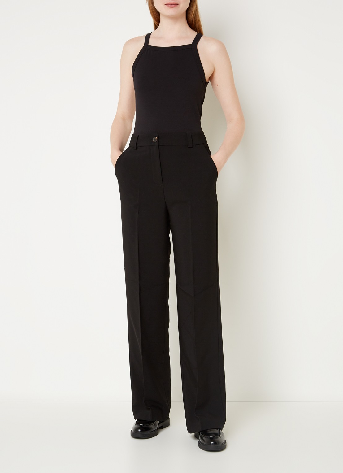 Modström Dae tanktop met stretch - voorkant 4 zwart