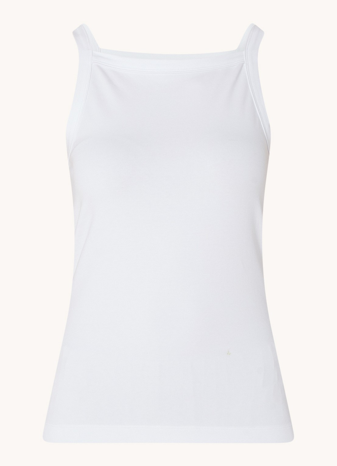 Modström Dae tanktop met stretch - voorkant wit