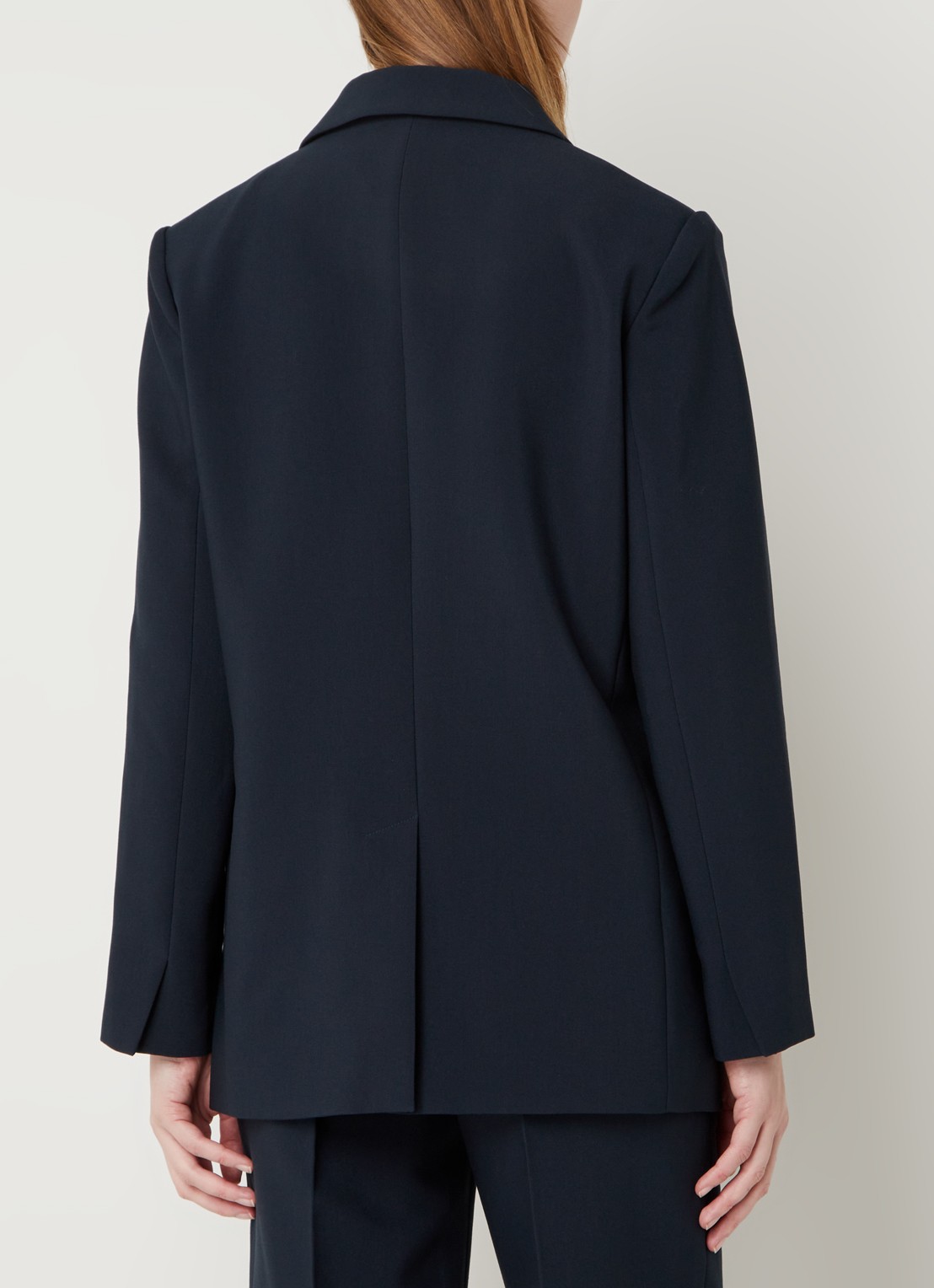 Modström Gale blazer met klepzakken - achterkant 4 indigo