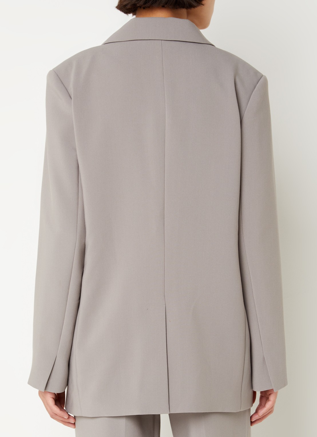 Modström Gale blazer met klepzakken - achterkant 4 grijs