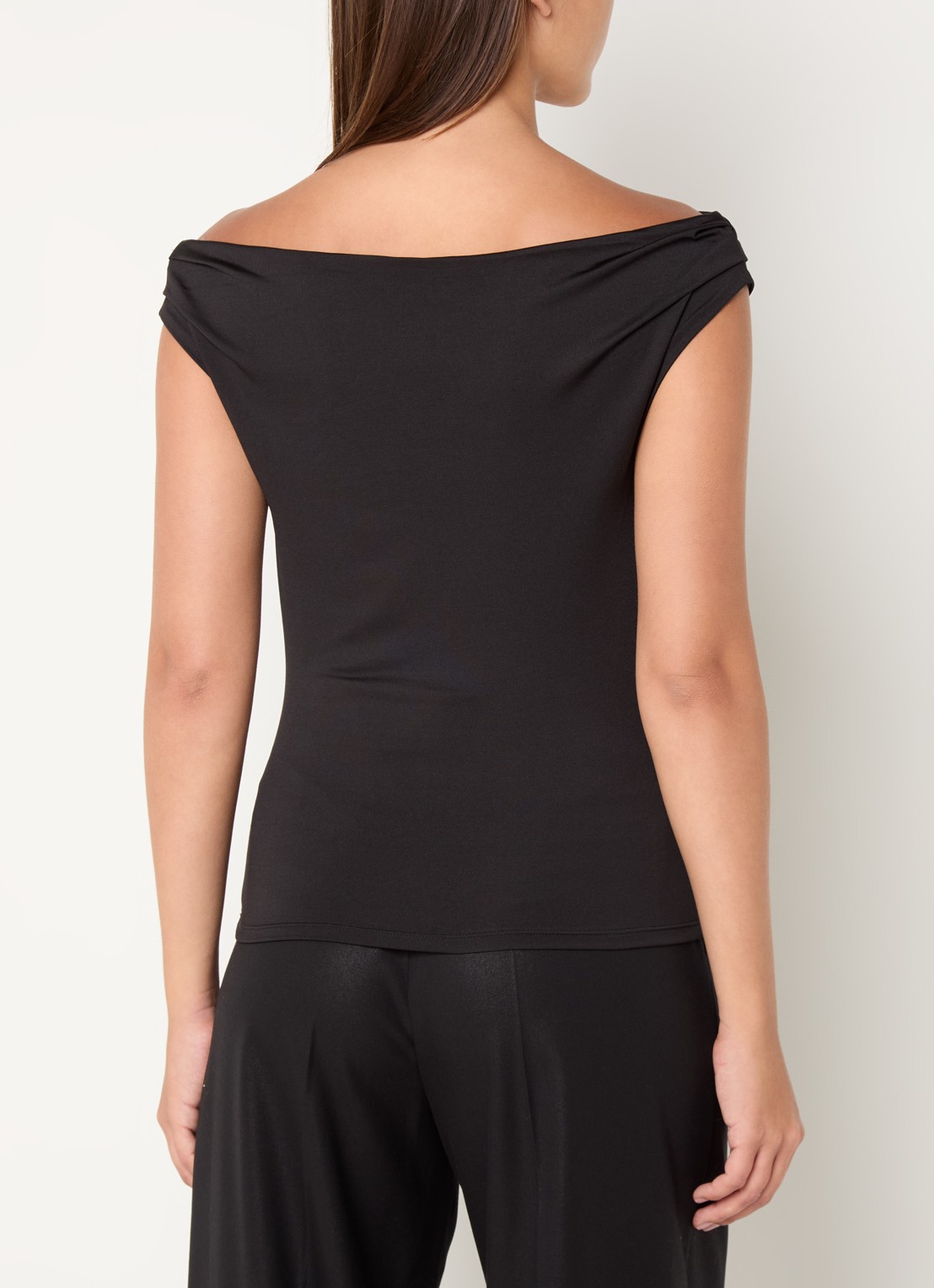 Modström Hima off shoulder top - achterkant zwart