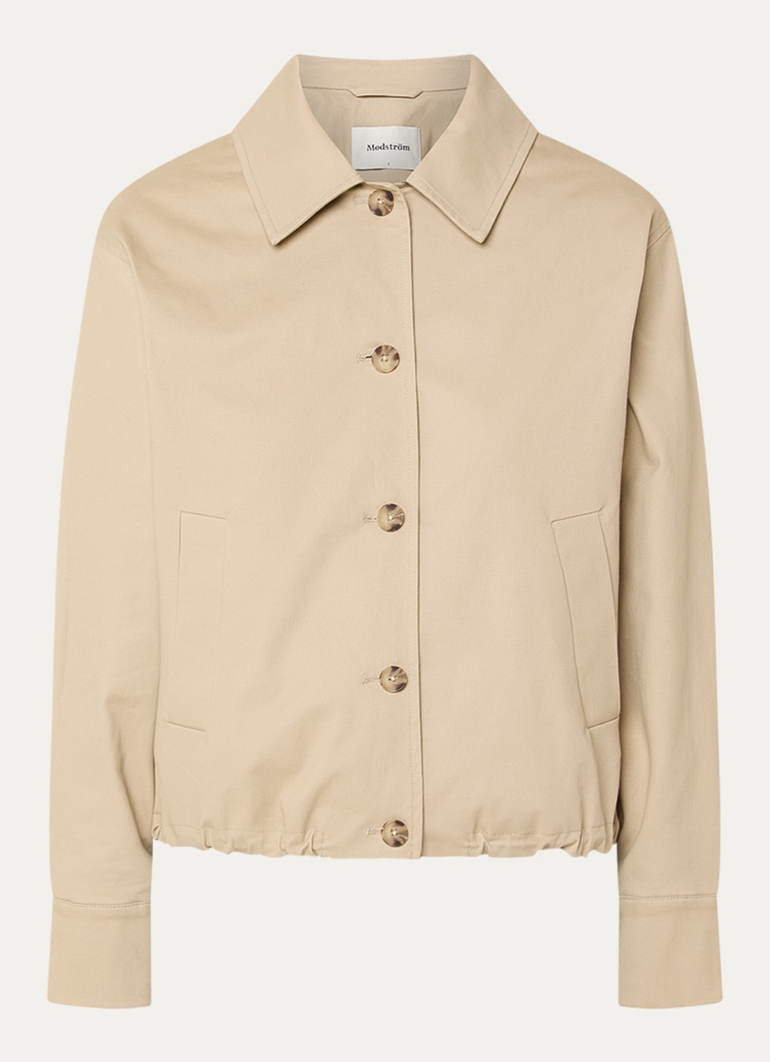 Modström Jack met steekzakken - voorkant 3 beige