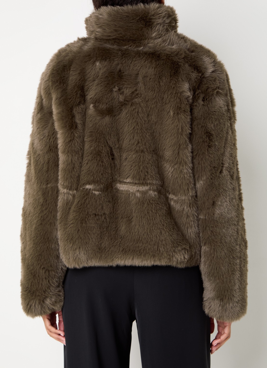 Modström Jack van imitatiebont met steekzakken - achterkant lichtbruin