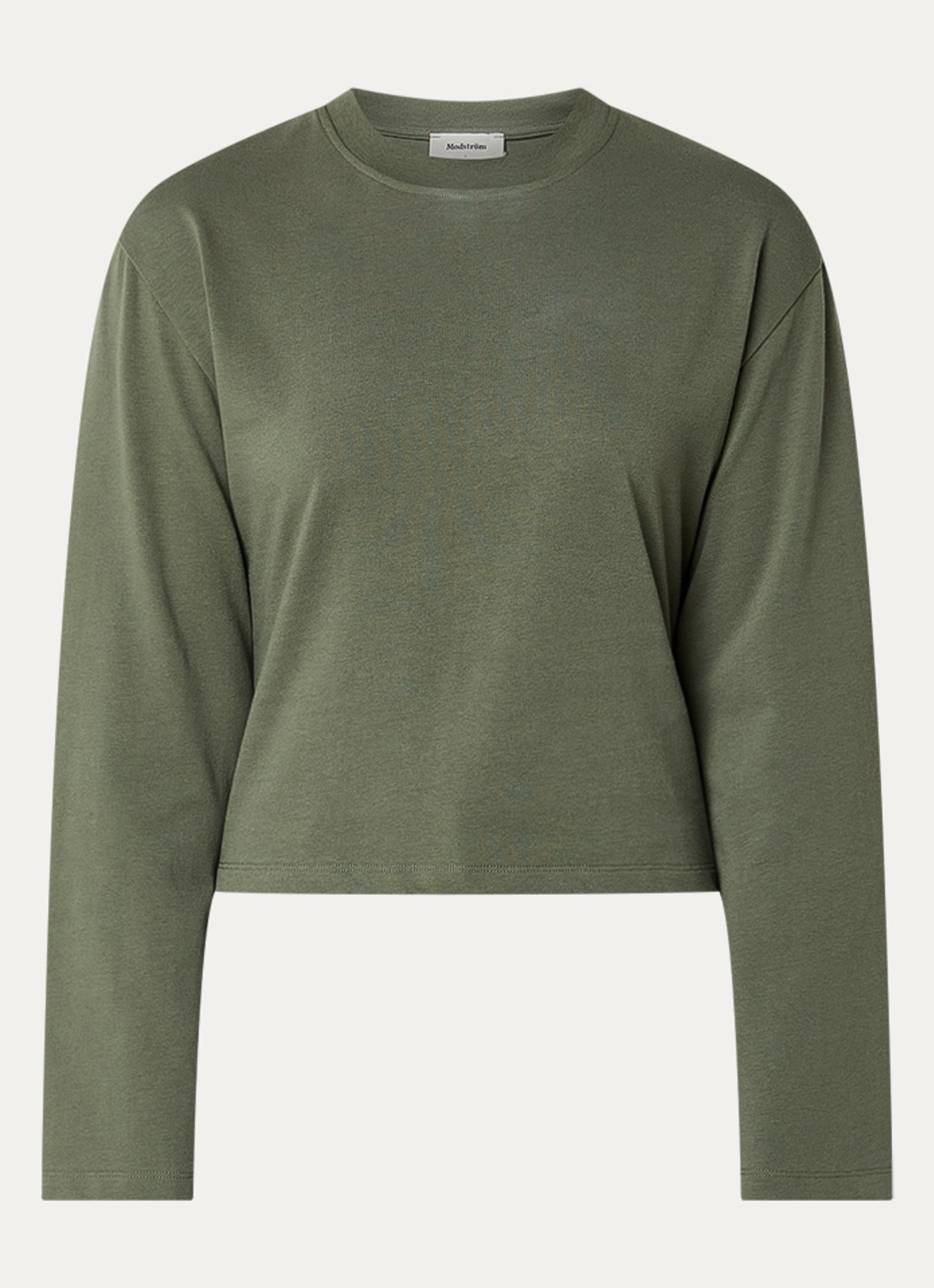 Modström Tampa longsleeve - voorkant 2 olijfgroen