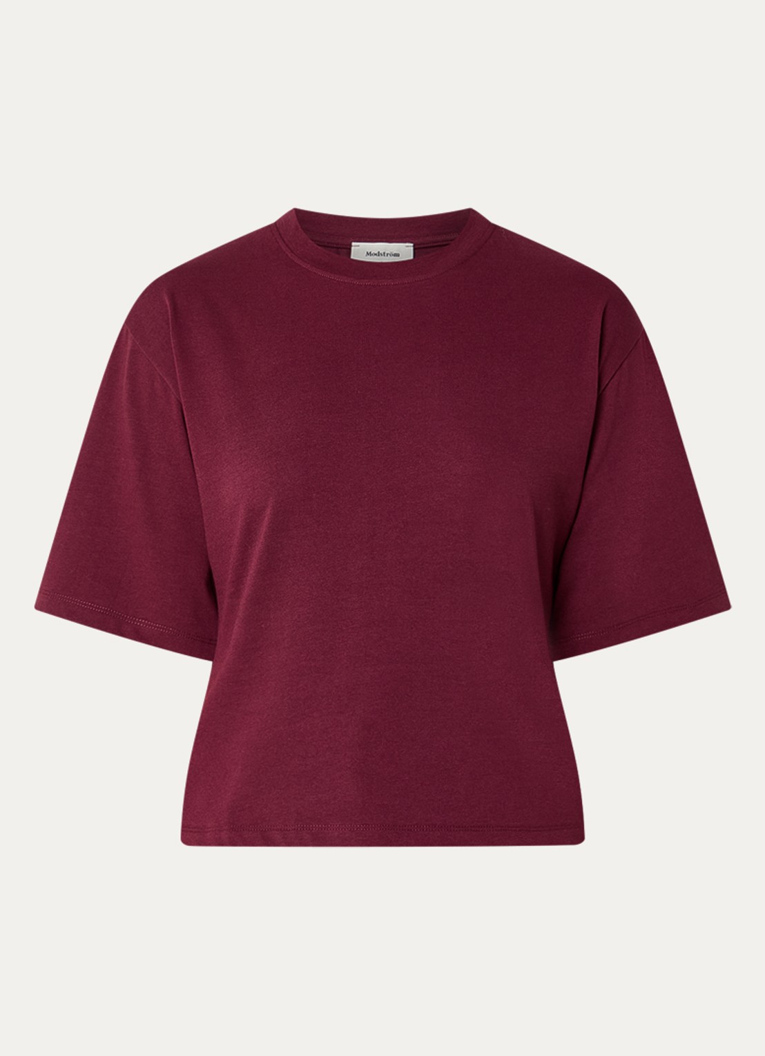 Modström Tampa T-shirt - voorkant 3 bordeauxrood