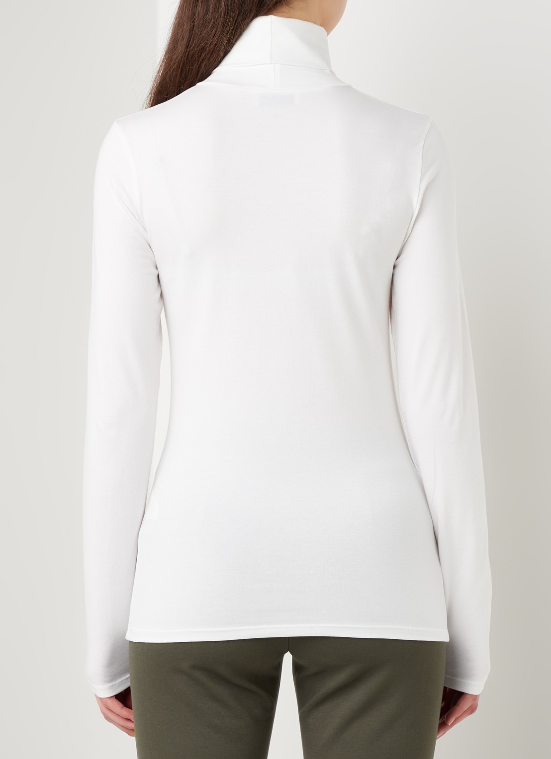 Modström Tanner longsleeve met col - achterkant 2 vanillegeel