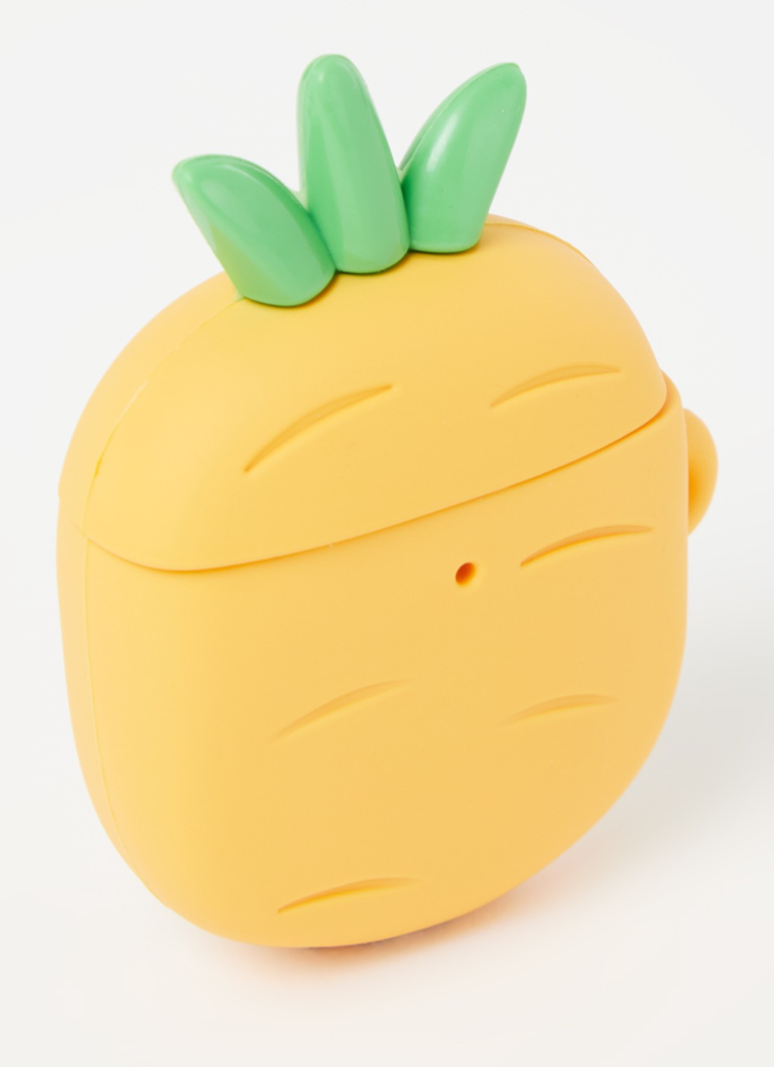 Mojipower Carrot Airpods Case - voorkant 2 orange