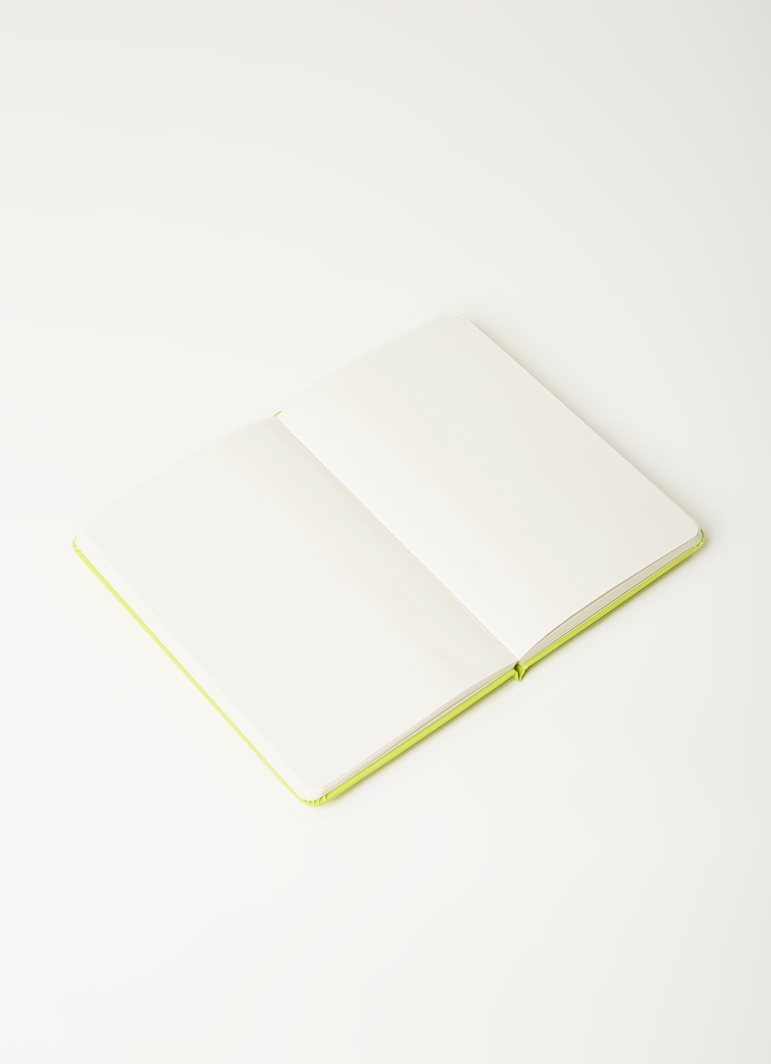 Moleskine Classic notitieboek - detail neongroen