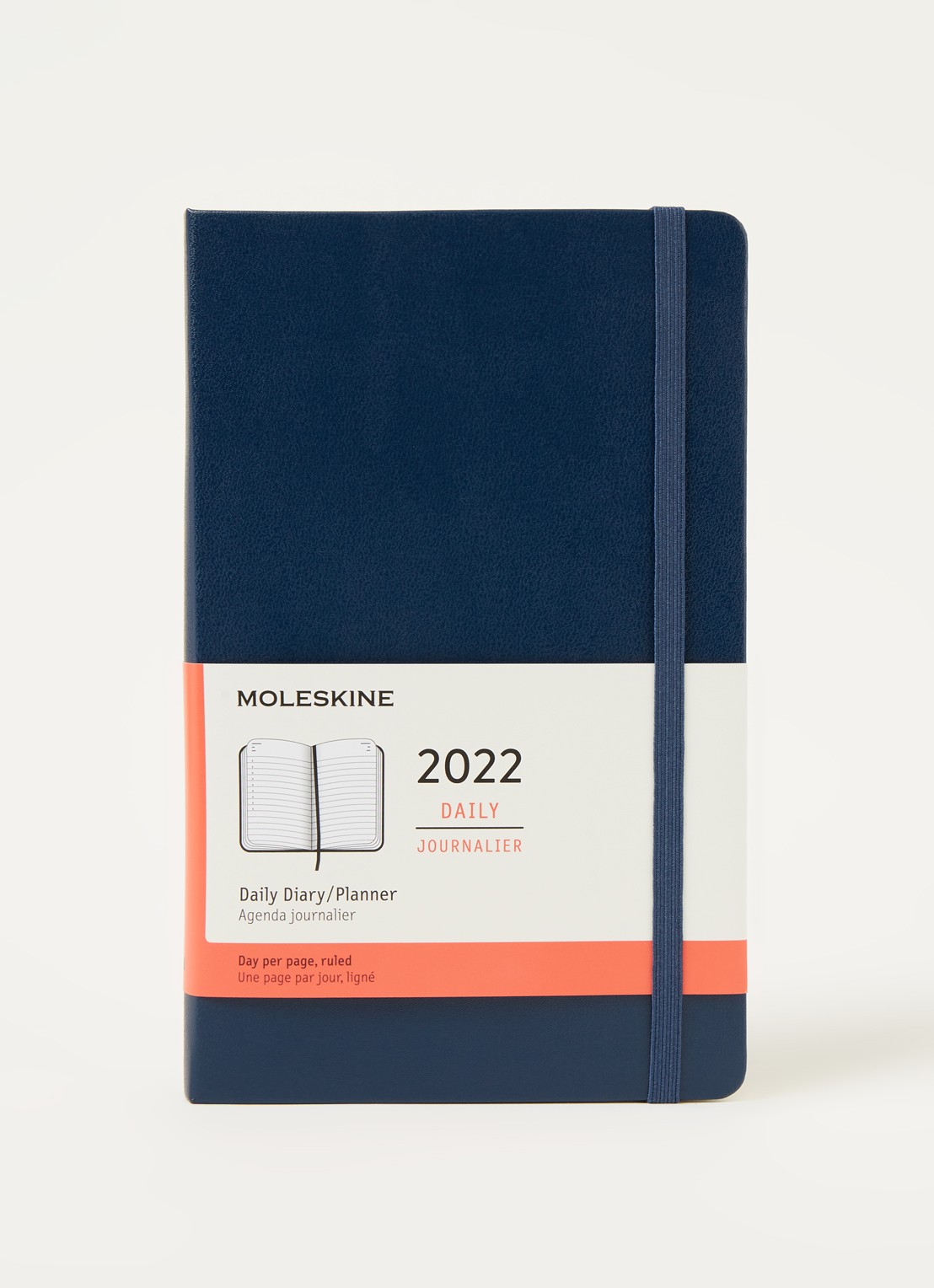 Moleskine Daily agenda 2022 - voorkant 2 indigo