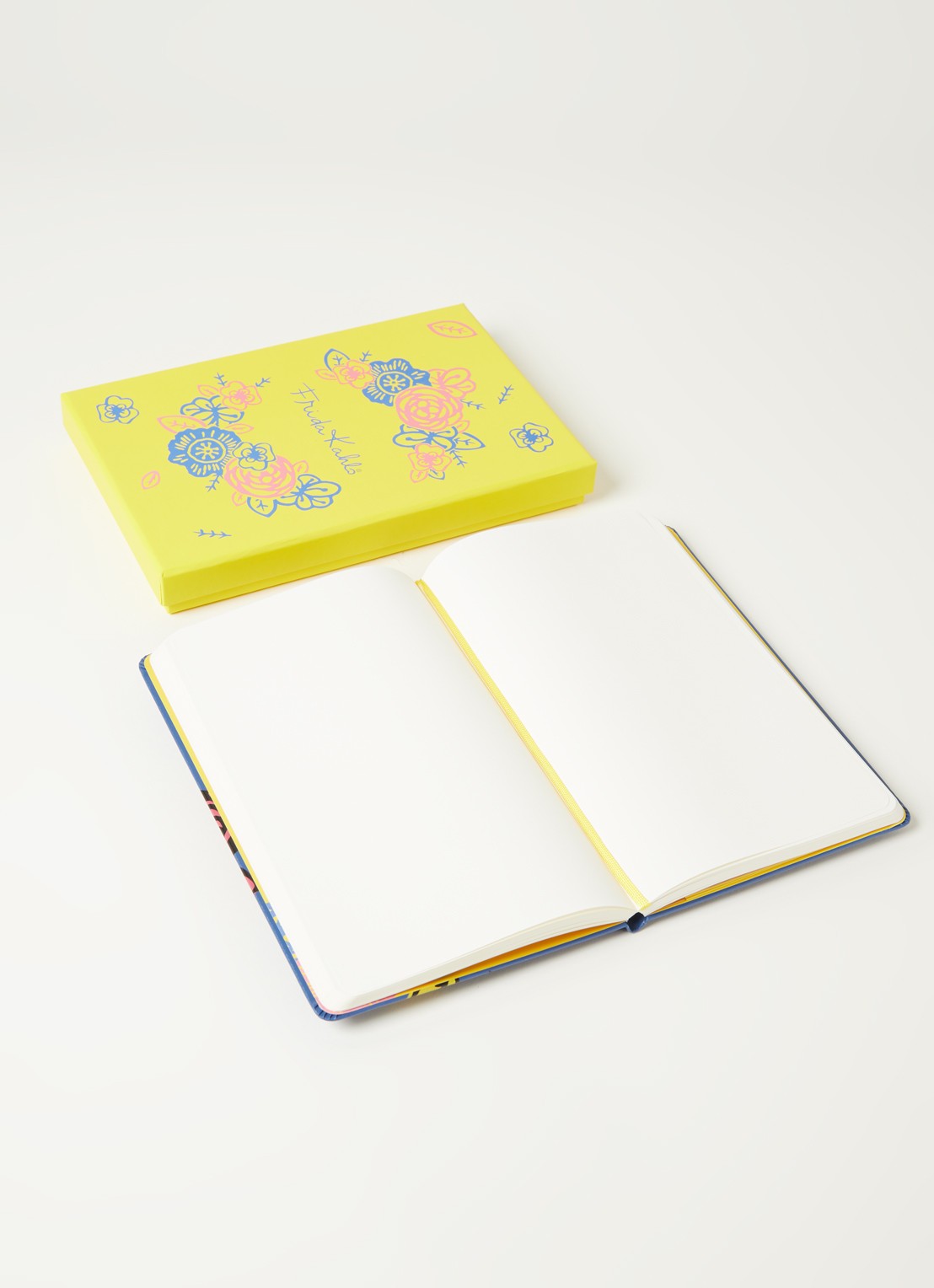 Moleskine Limited Edition Frida Kahlo L blanco notitieboek in collector's box - detail 3 blauw
