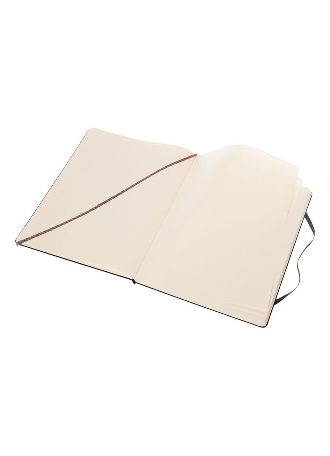 Moleskine Notebook Extra Large Plain Bla - voorkant 4 zwart