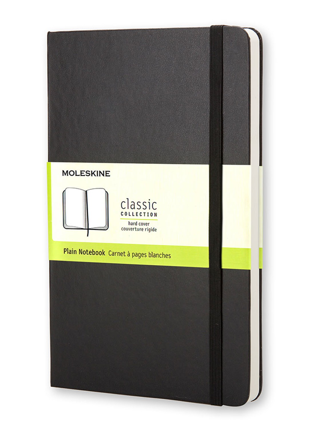 Moleskine Notebook Pocket Plain Hard Cov - voorkant 2 zwart