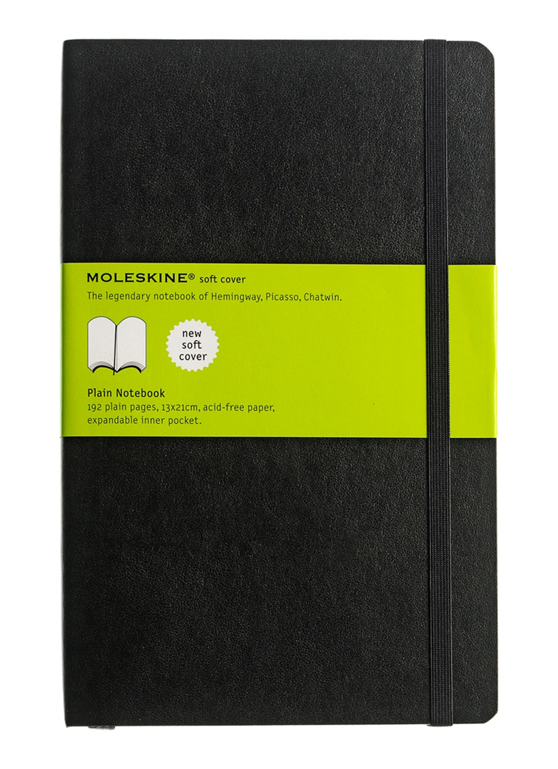 Moleskine Notitieboek Moleskine Blanco L - voorkant zwart