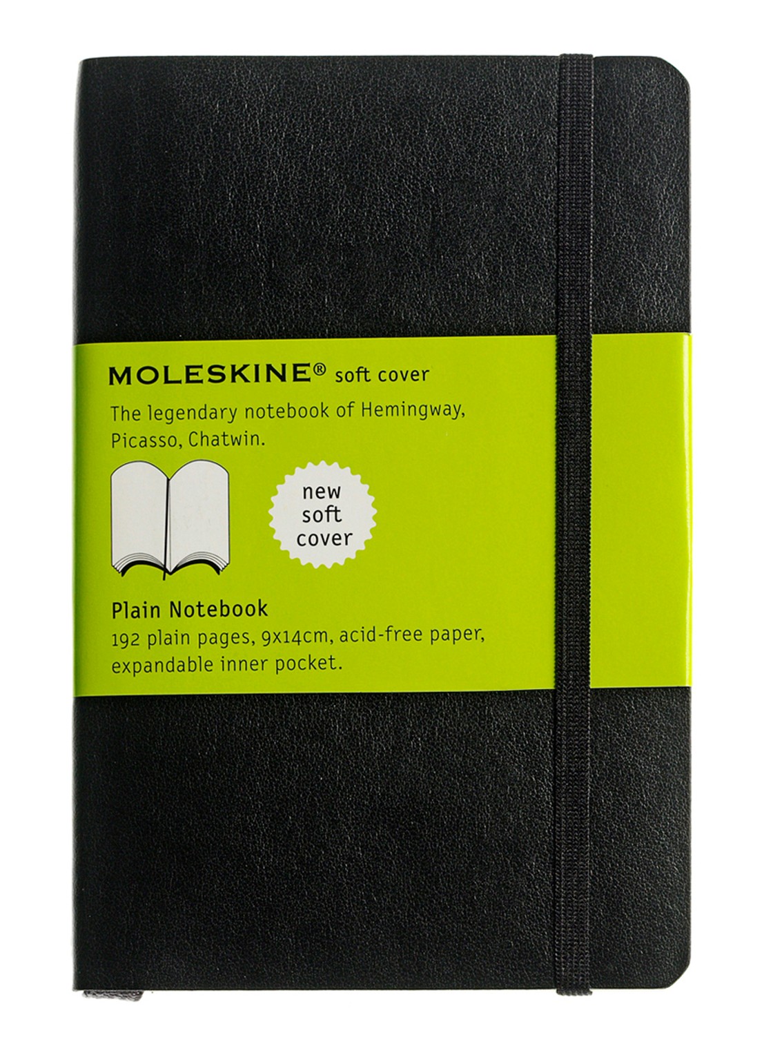 Moleskine Notitieboek Moleskine Blanco P - voorkant zwart