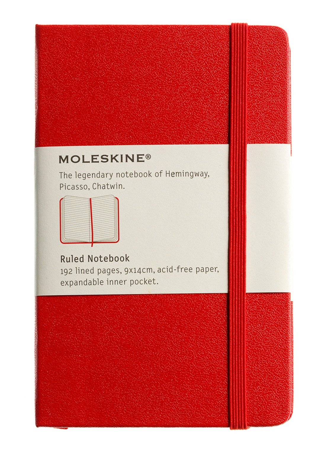 Moleskine Notitieboek Moleskine Lijn Poc - voorkant steenrood
