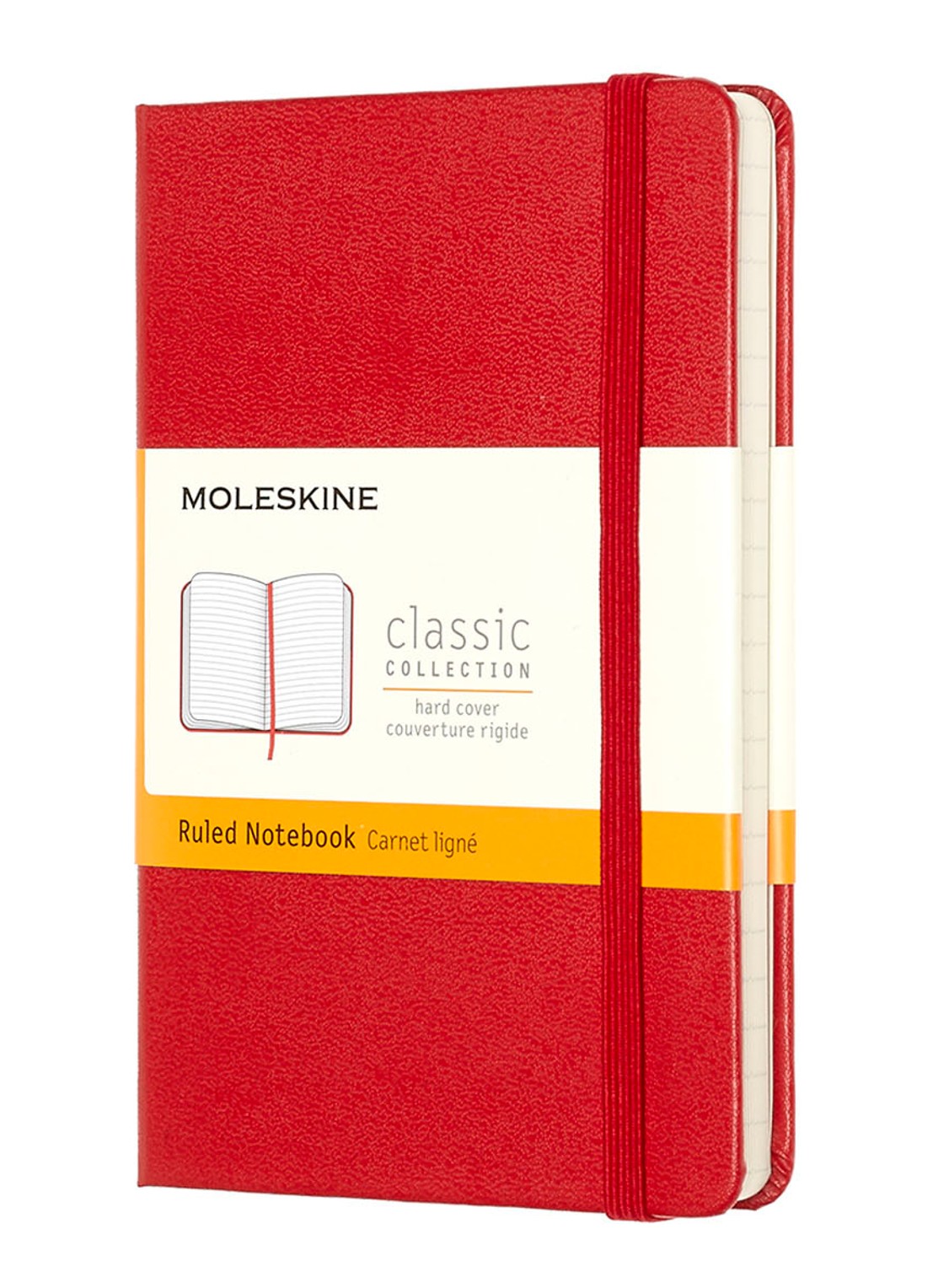Moleskine Notitieboek Moleskine Lijn Poc - voorkant 2 steenrood