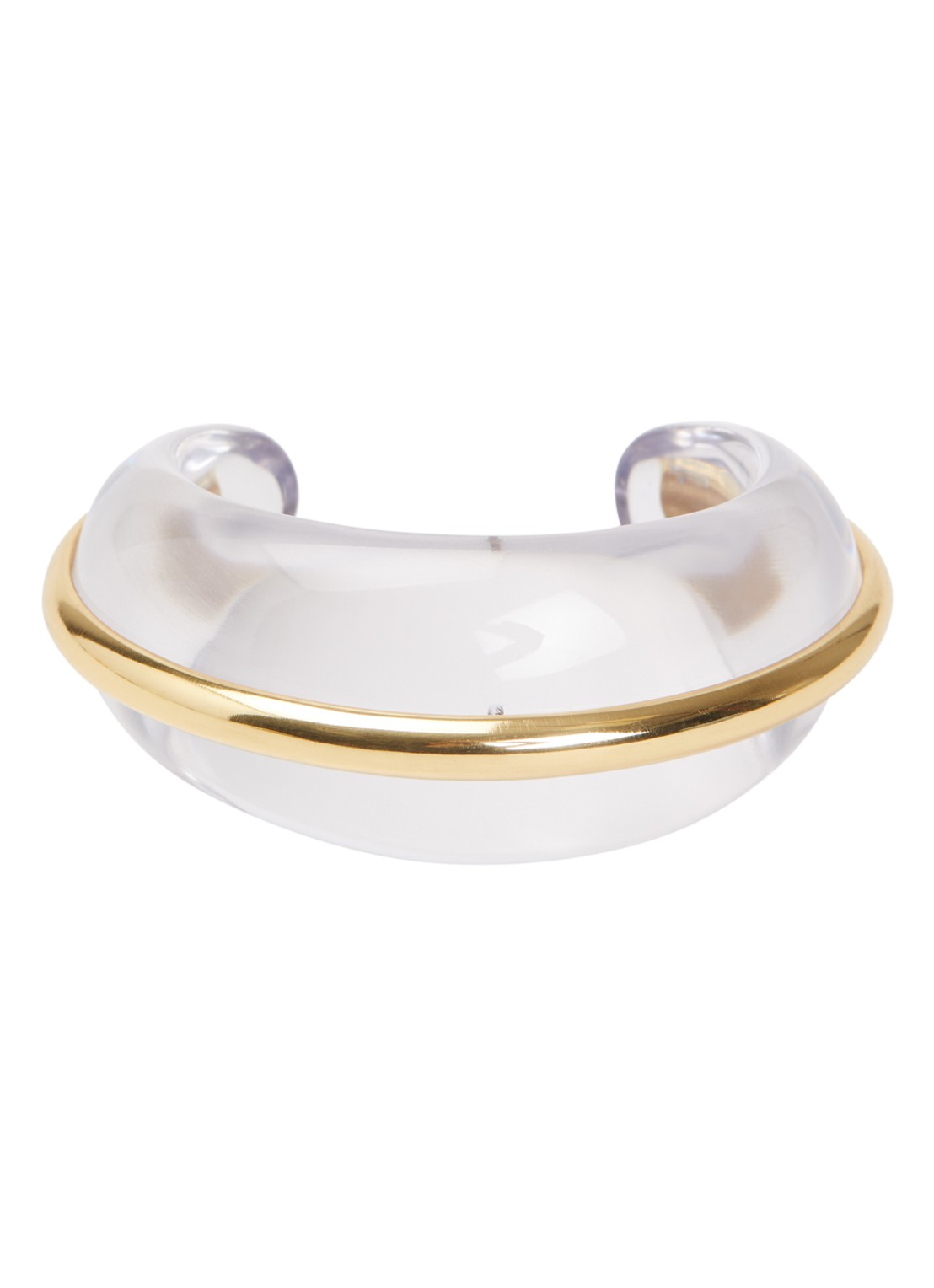 Moliane Claire bangle verguld - voorkant transparant