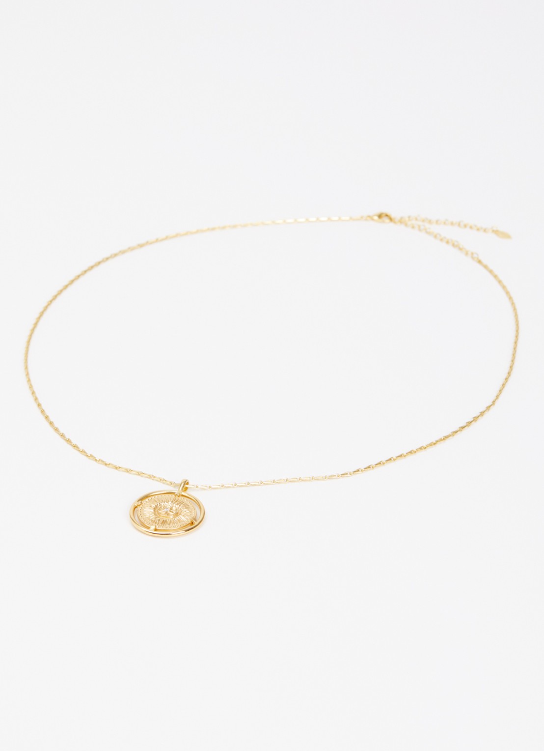 Moliane Dioni ketting verguld met hanger - detail goud
