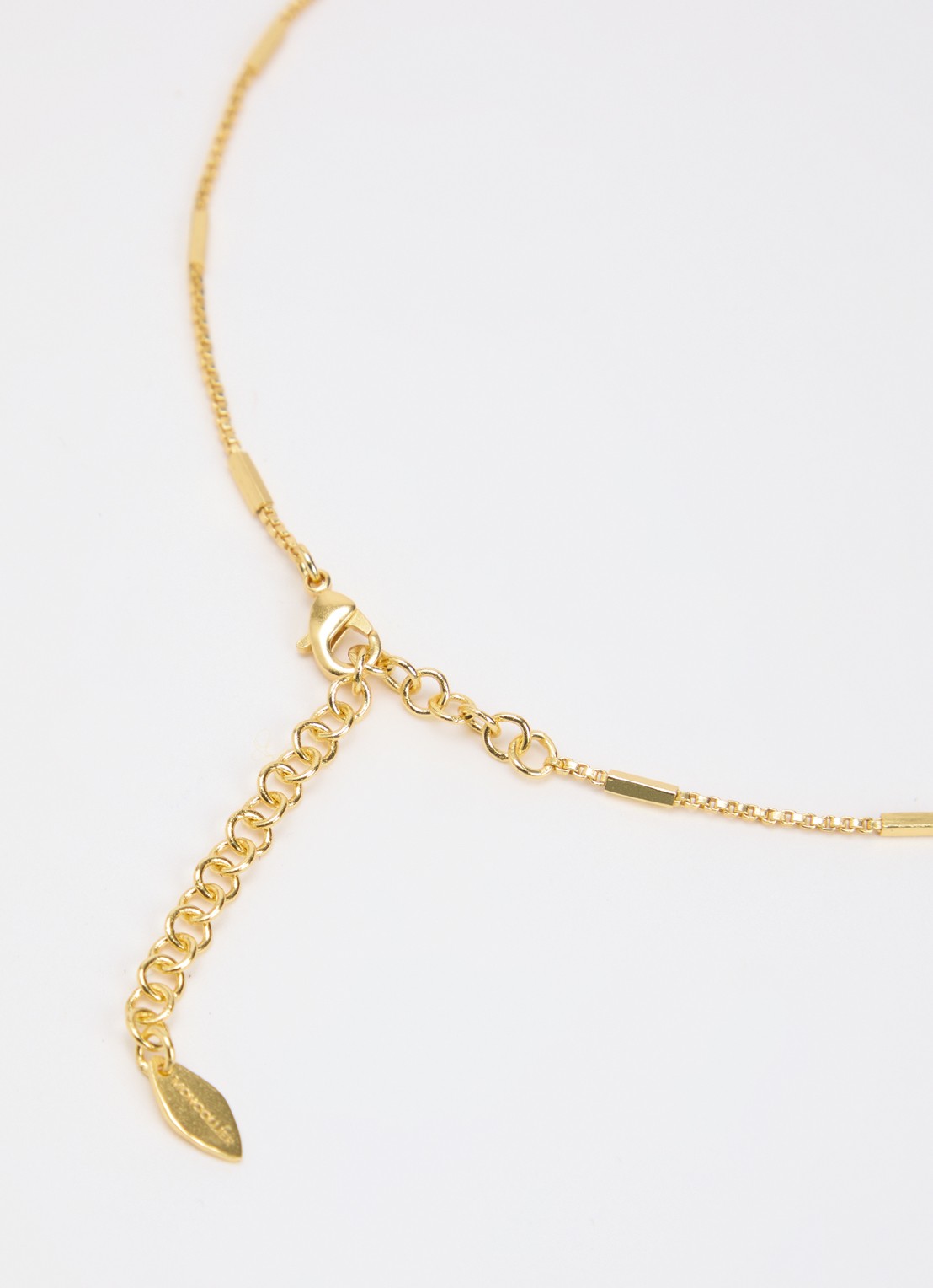Moliane Dix ketting verguld - detail 2 goud