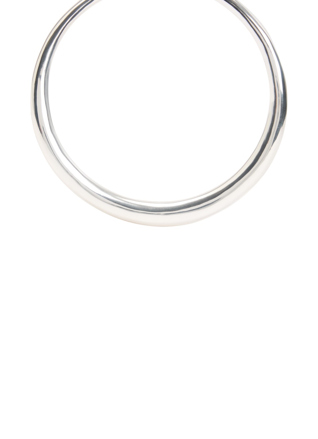 Moliane Lucina choker verzilverd - voorkant zilver