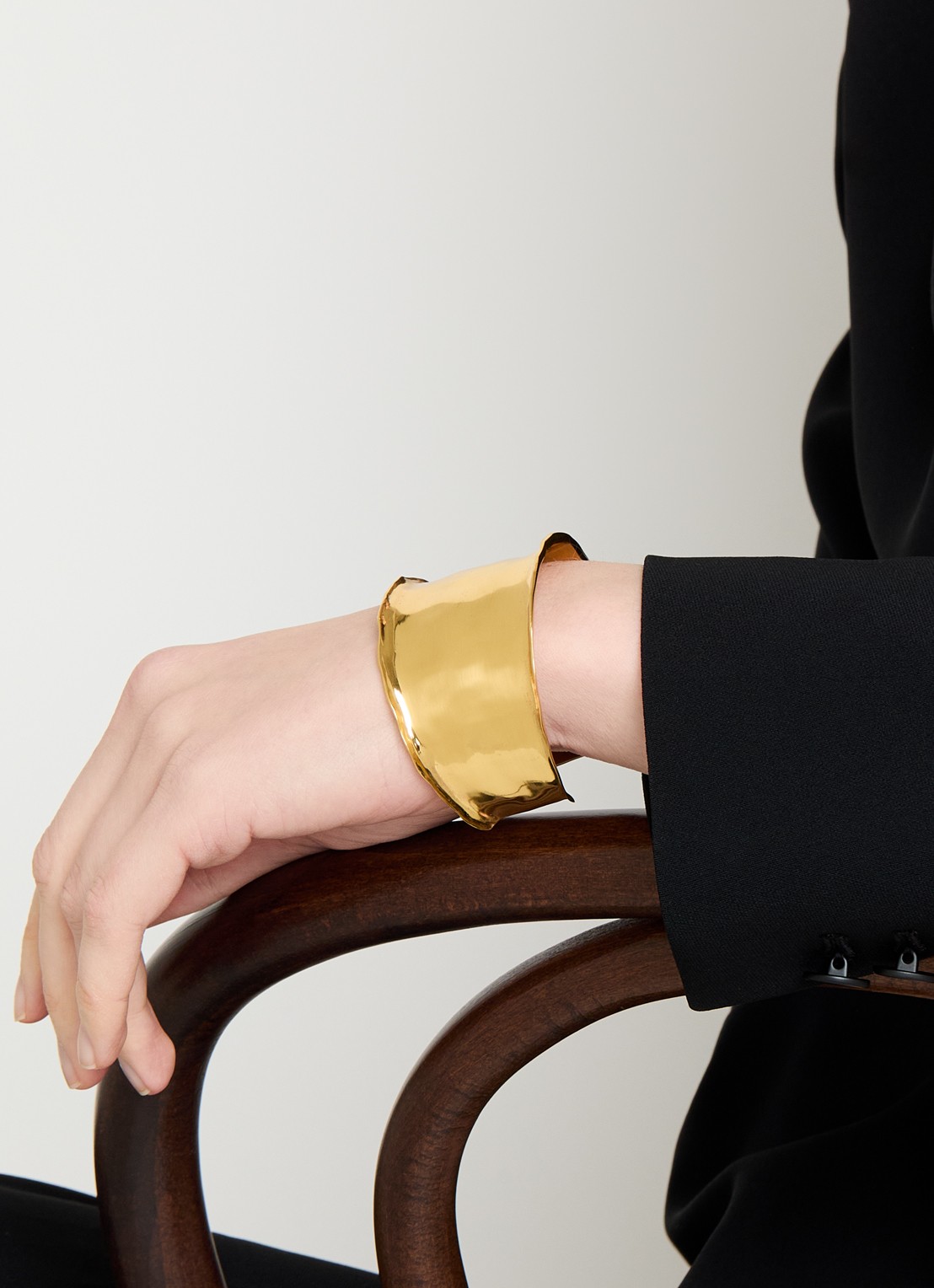 Moliane Nous bangle verguld - voorkant 3 goud