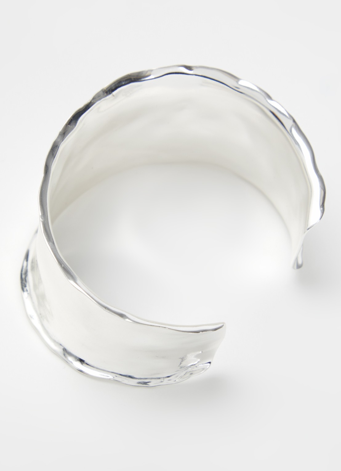 Moliane Nous bangle verzilverd - detail 3 zilver