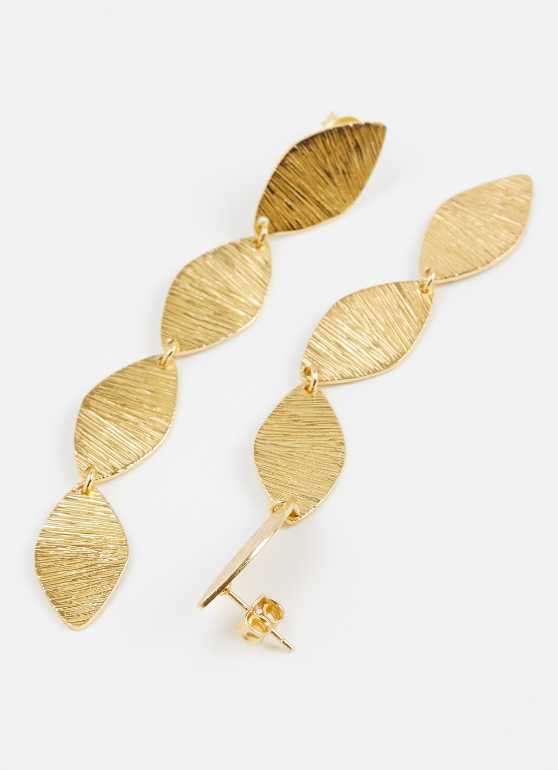 Moliane Pause oorstekers verguld - detail 3 goud