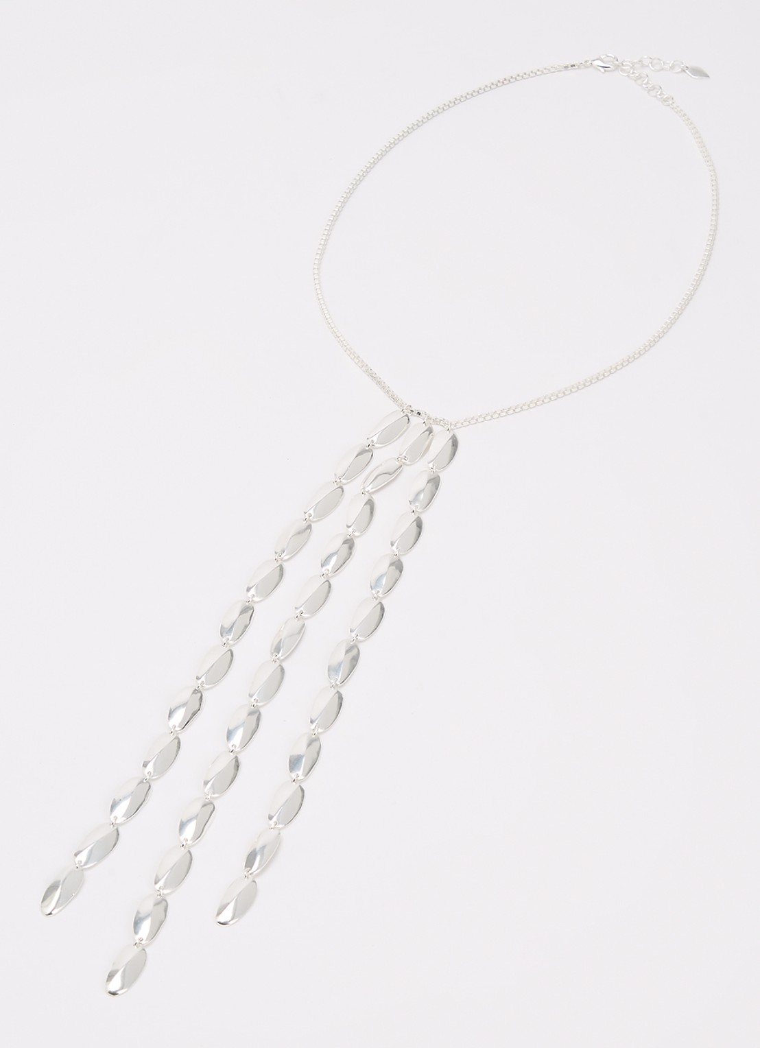 Moliane Seed ketting verzilverd - detail 3 zilver