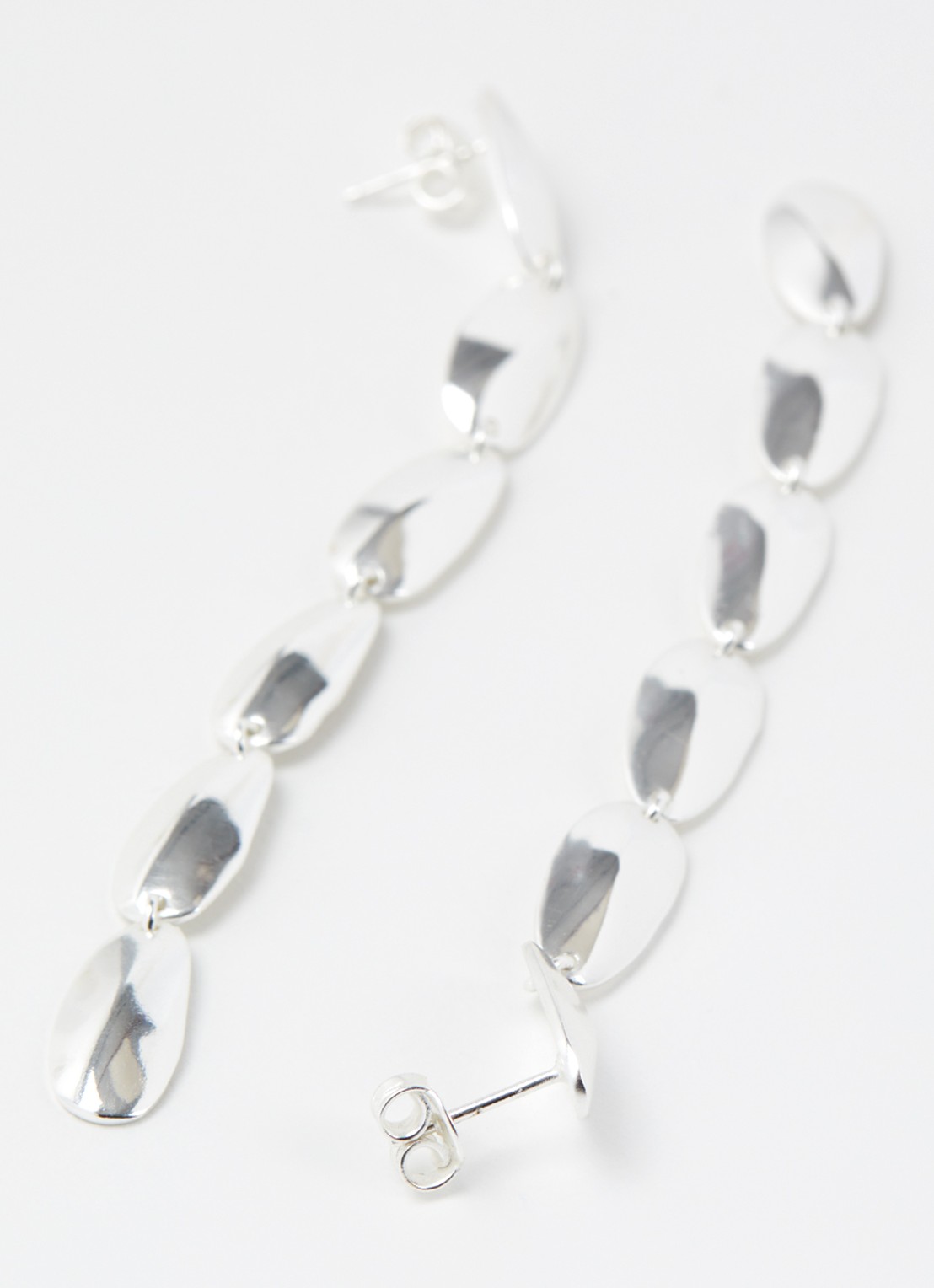 Moliane Seed oorstekers verzilverd - detail 3 zilver