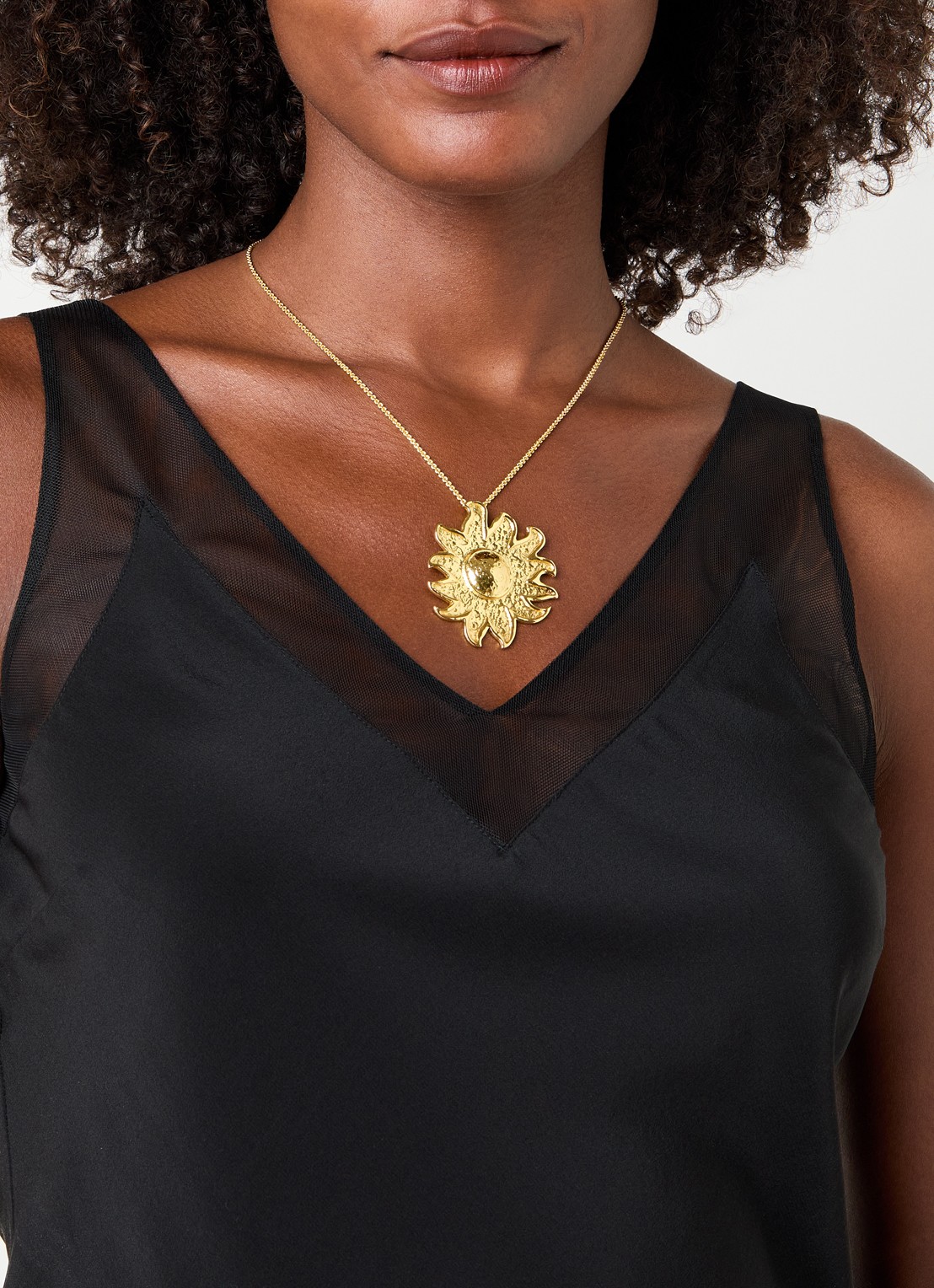Moliane Sunset ketting verguld - voorkant 2 goud