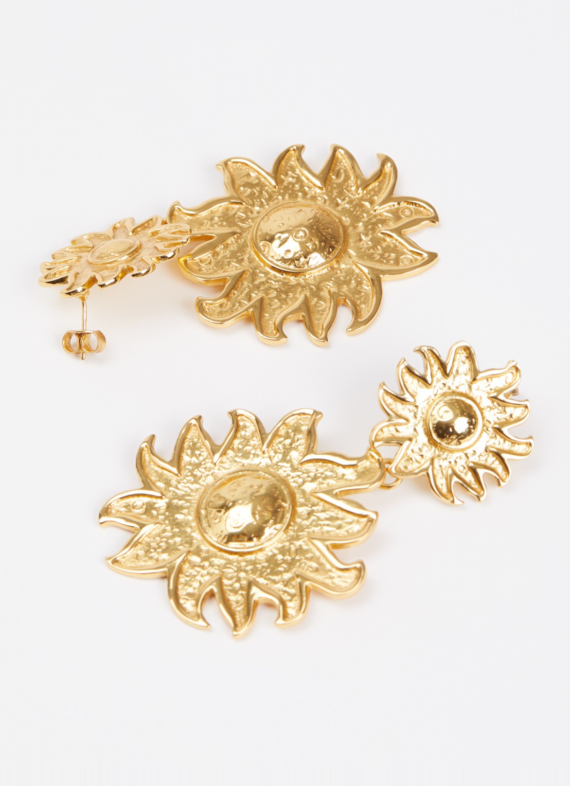 Moliane Sunset oorstekers verguld - detail 3 goud