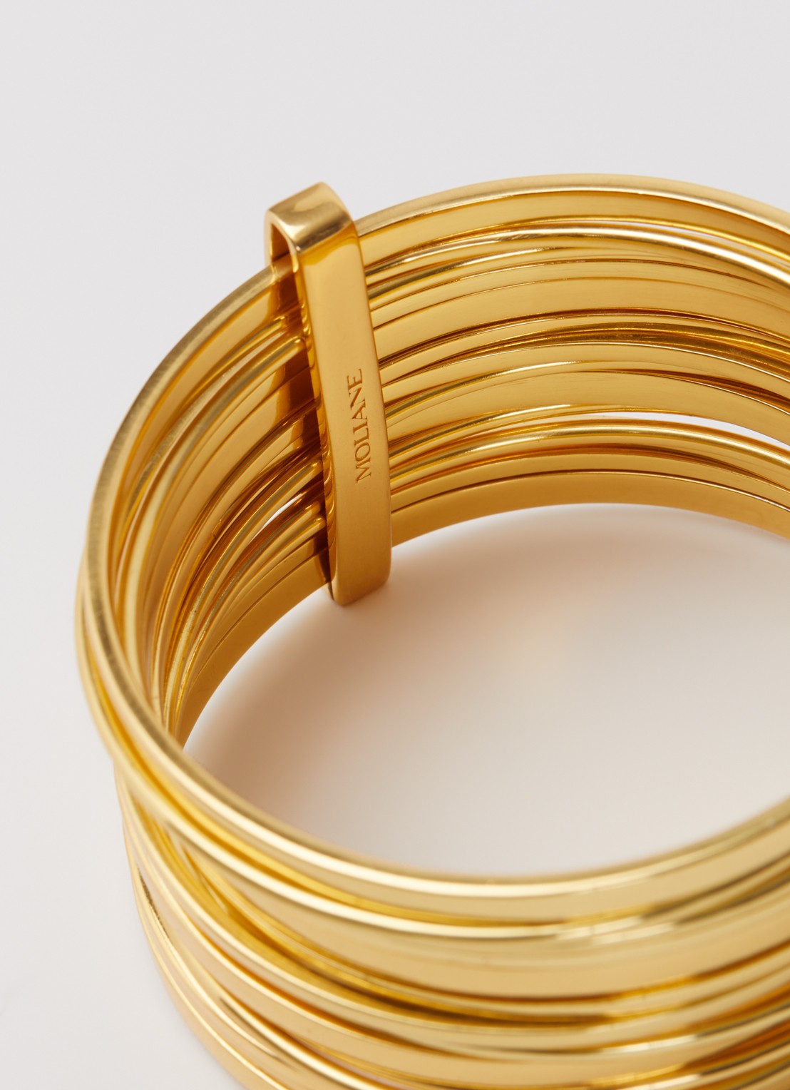 Moliane Zahara armband verguld - detail 3 goud