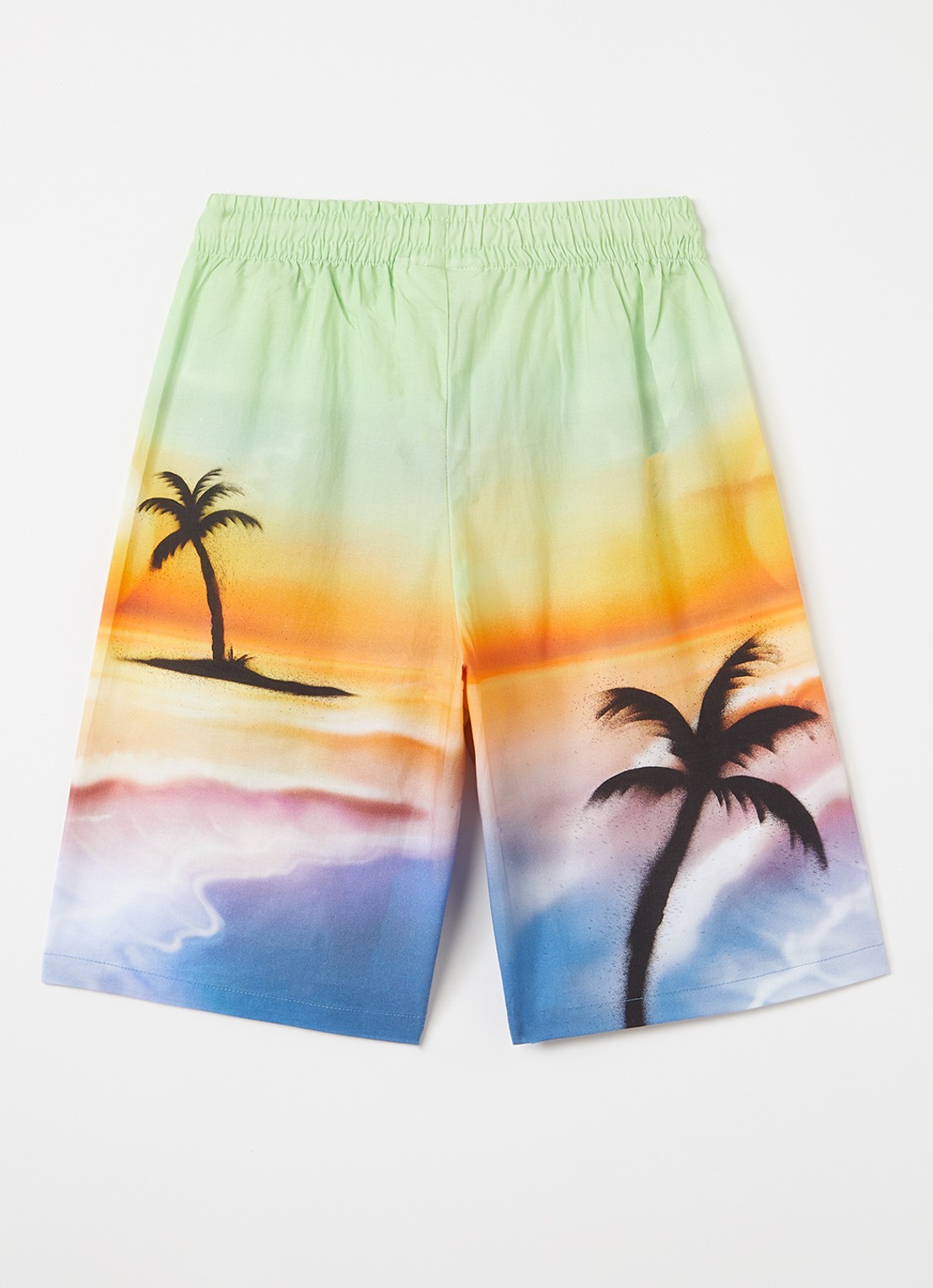 Molo Adi straight fit korte broek  - voorkant 2 groen