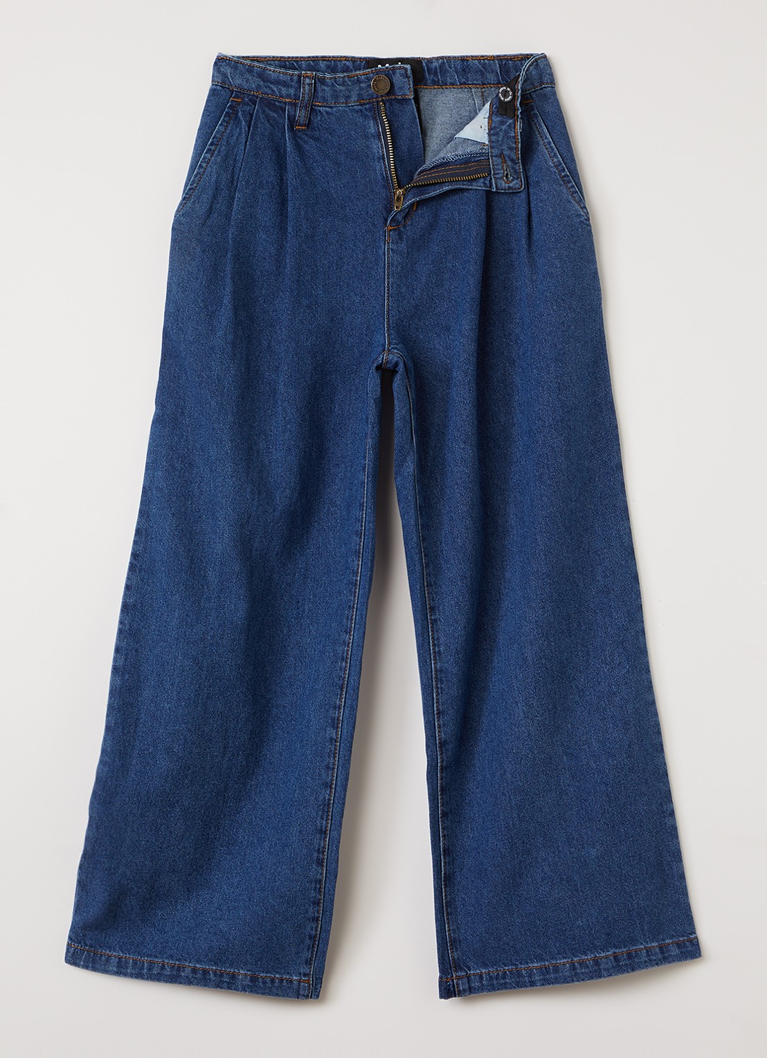 Molo Aeisha wide fit jeans - voorkant 2 blauw