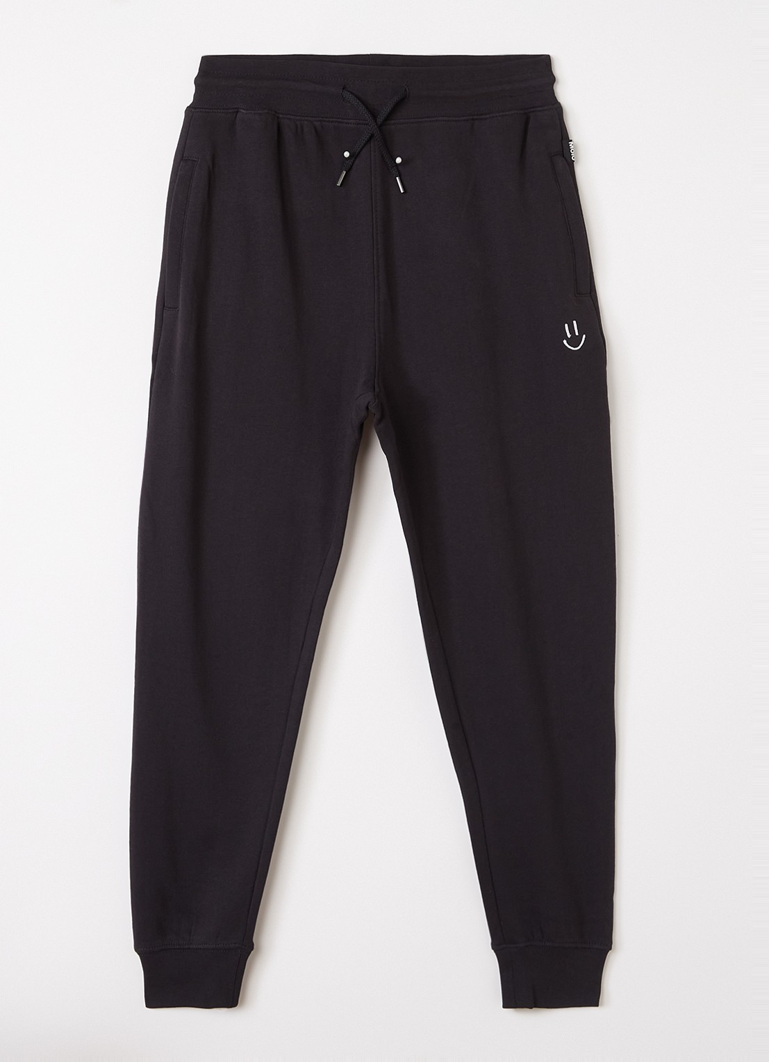 Molo Alvar tapered fit joggingbroek - voorkant 2 zwart