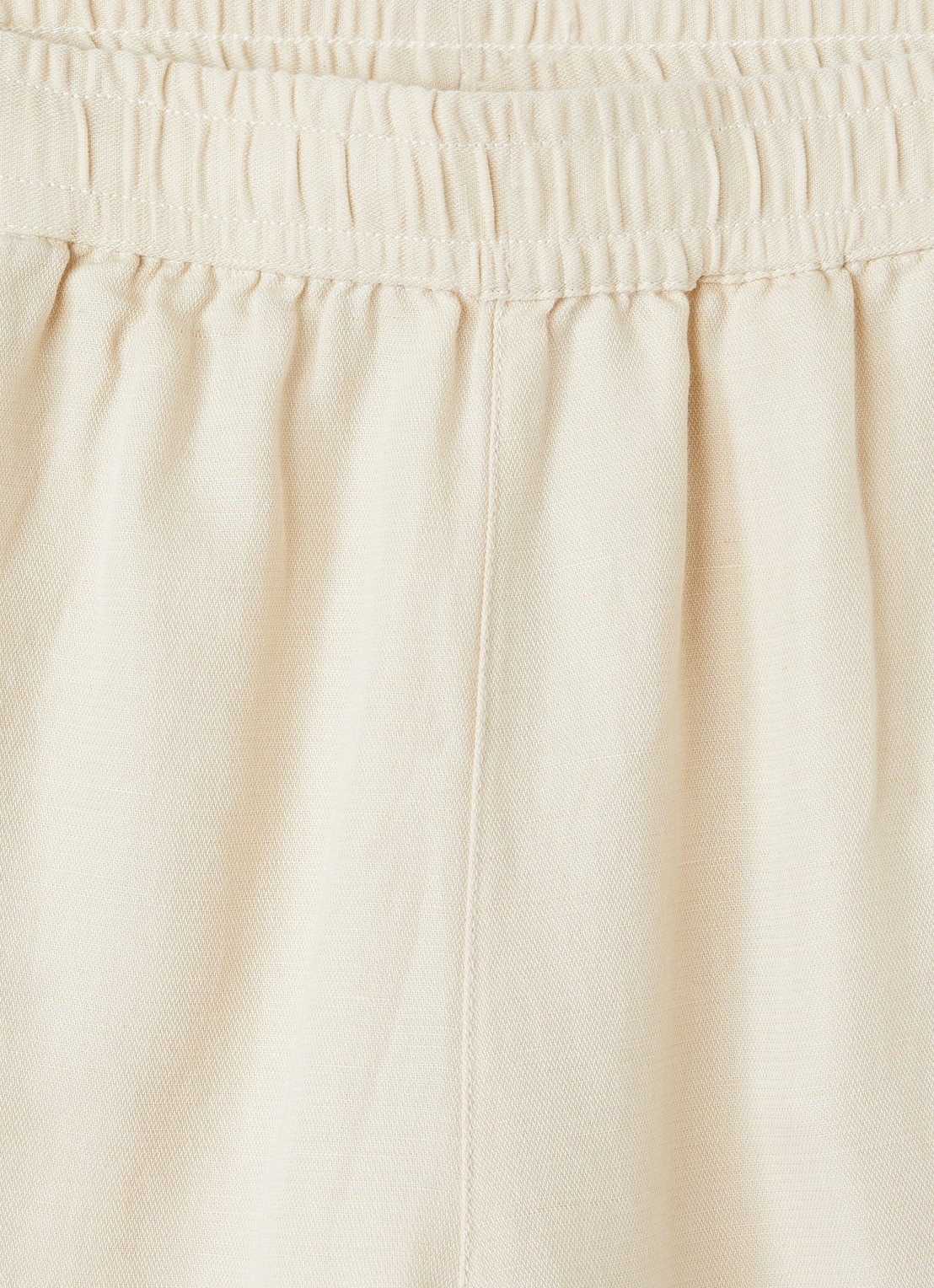 Molo Amor straight fit broek met steekzakken - detail beige